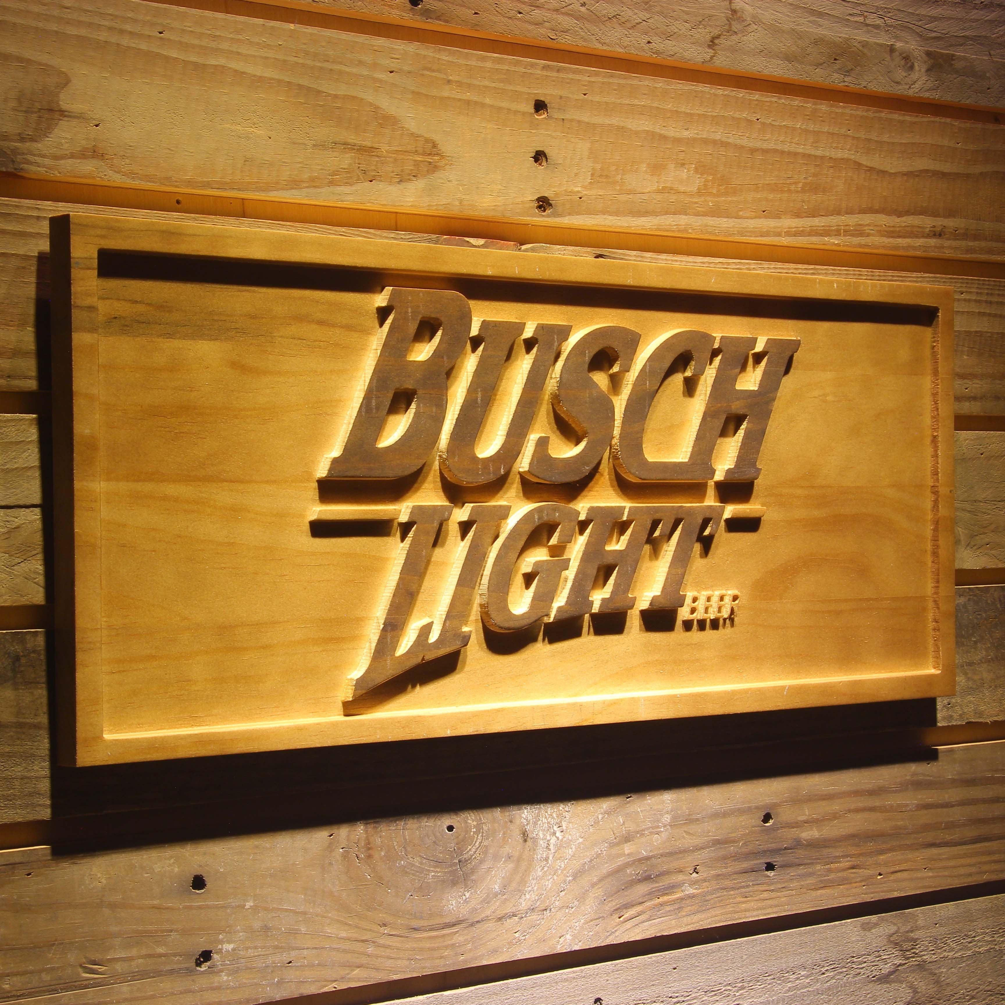 Busch Light Wooden Sign