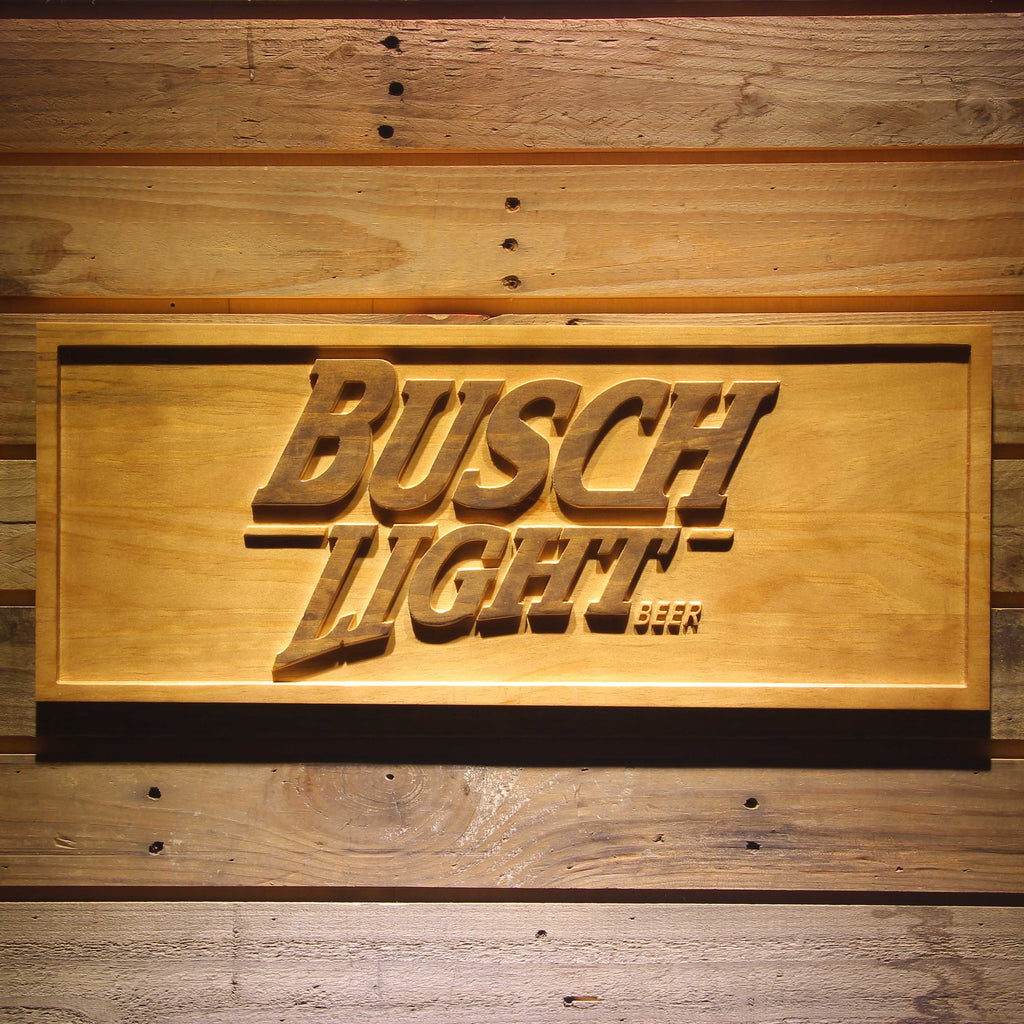 Busch Light Wooden Sign