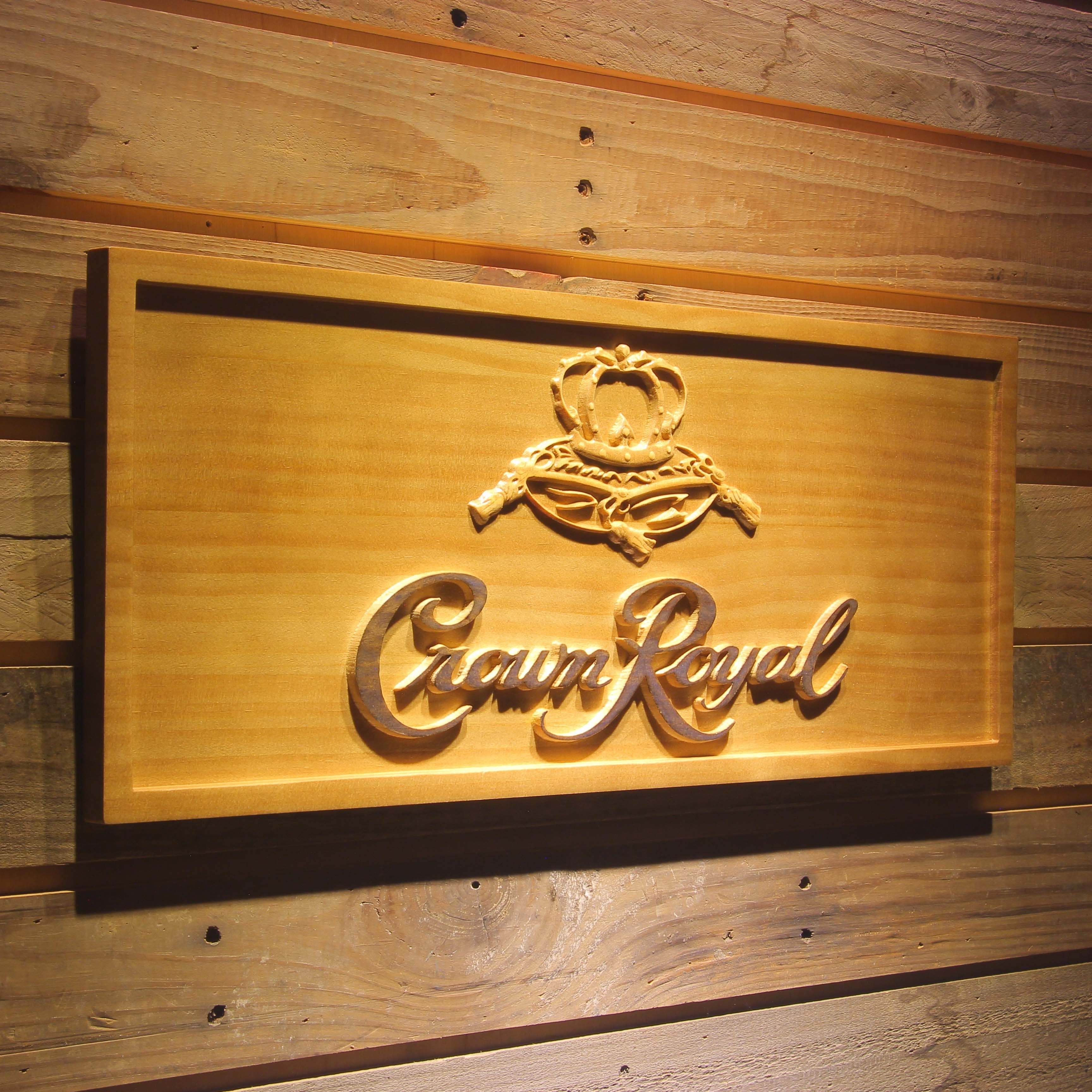 Crown Royal Wooden Sign