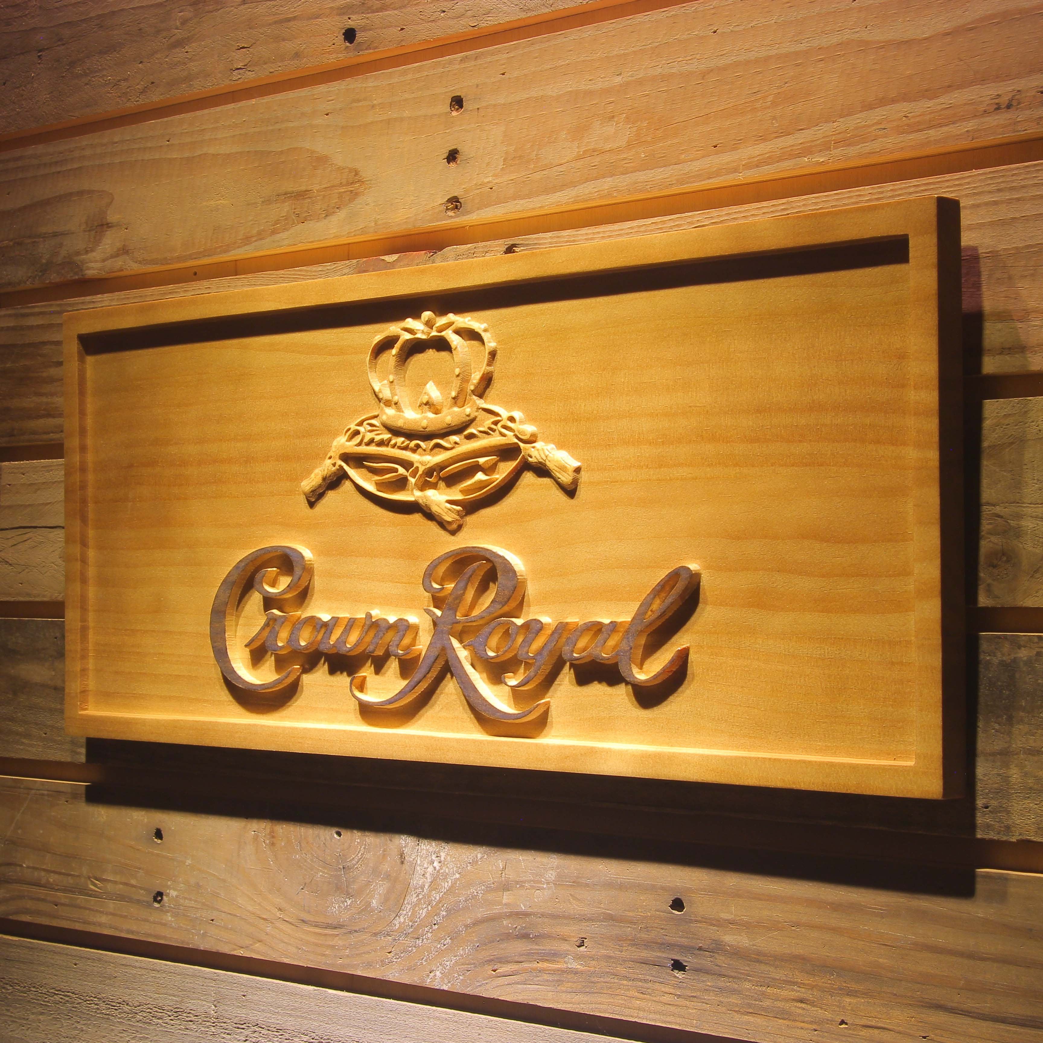 Crown Royal Wooden Sign