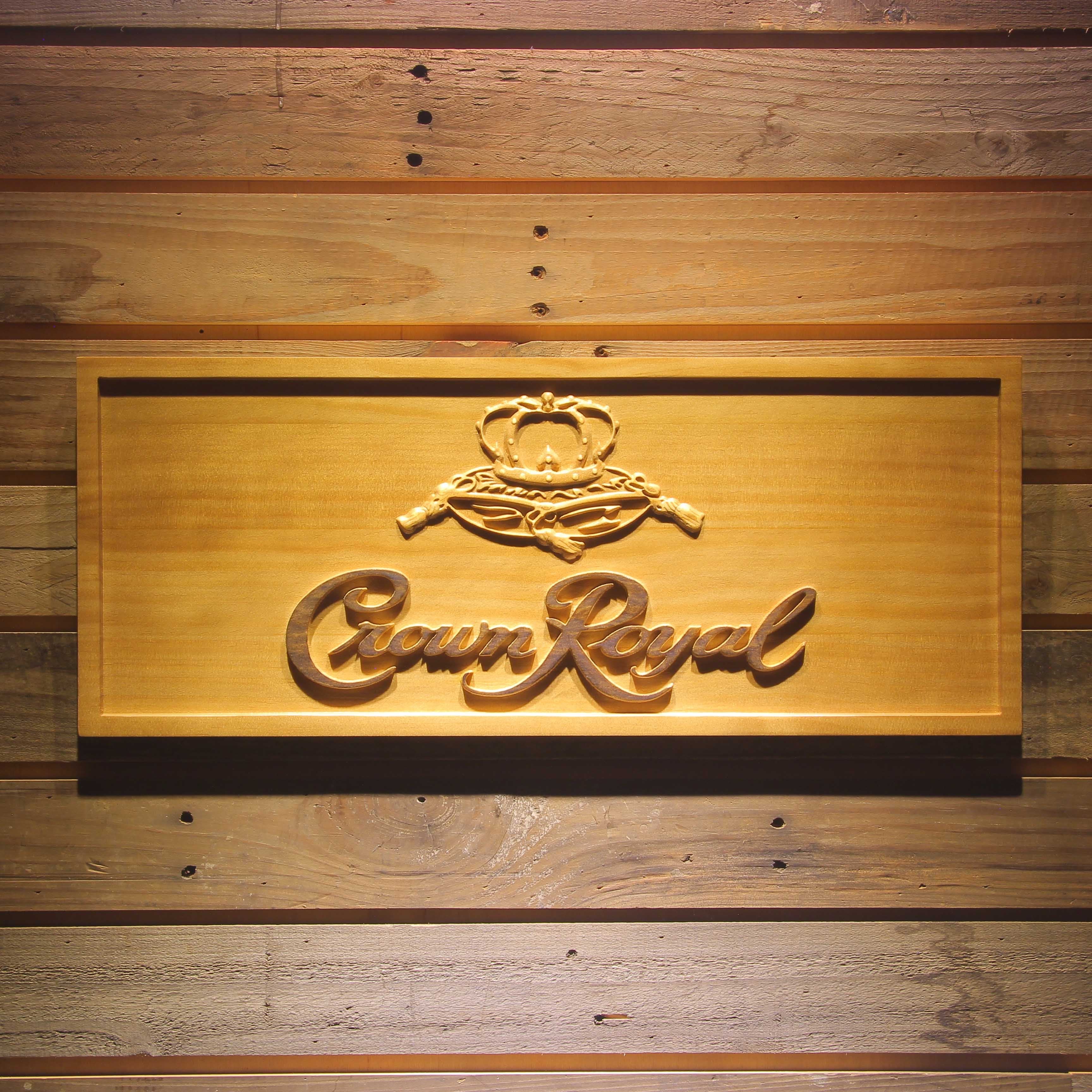 Crown Royal Wooden Sign