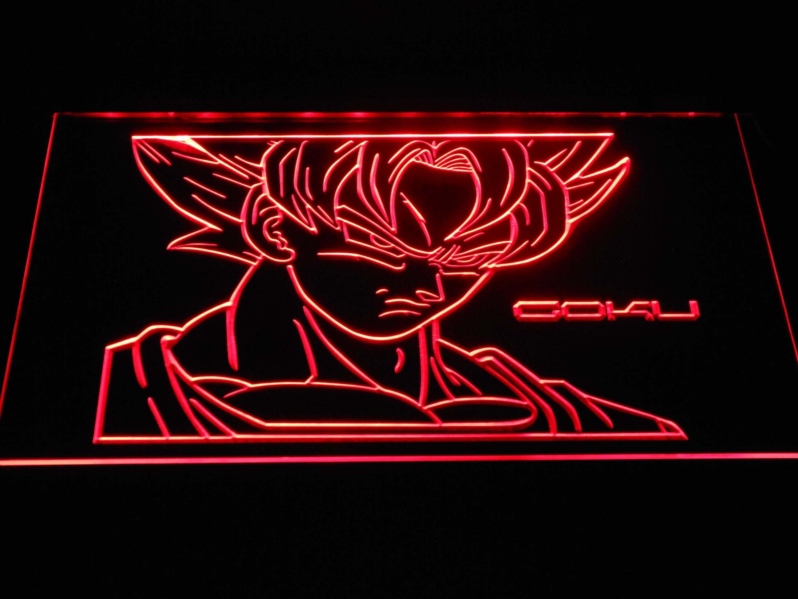 Dragon Ball Saiyan Goku Led Neon Sign Safespecial