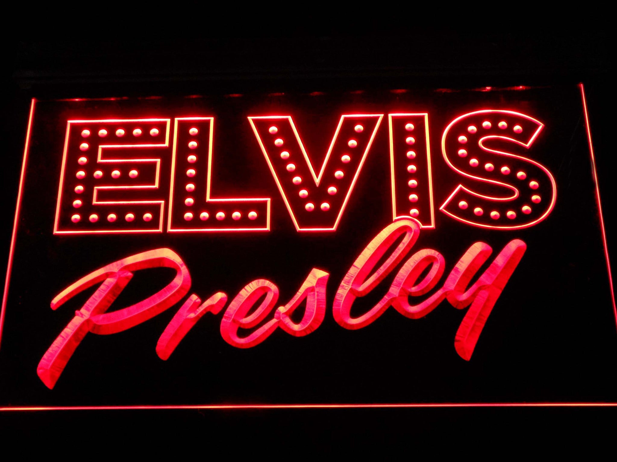 Elvis Presley Old School LED Neon Sign | SafeSpecial