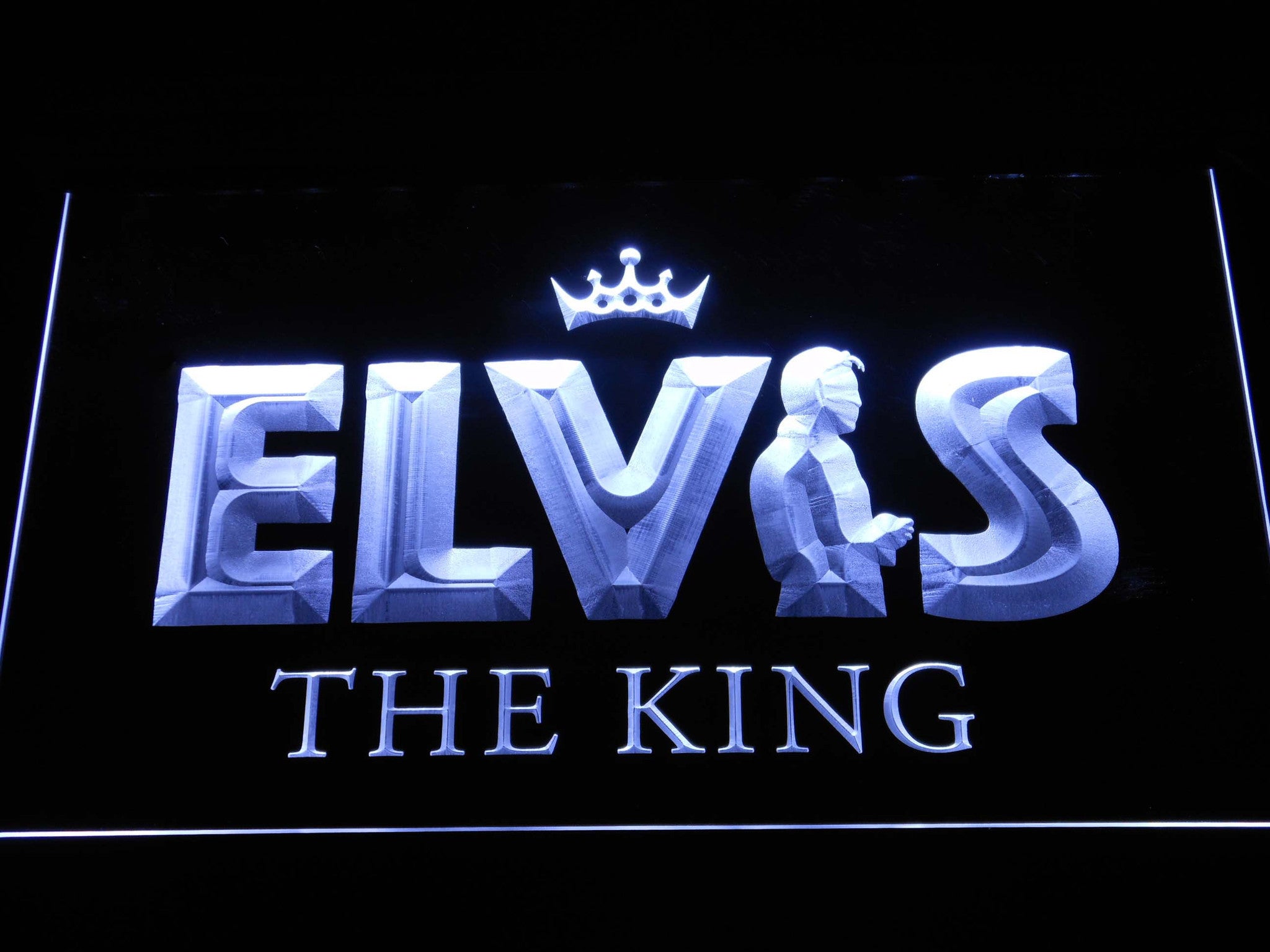 Elvis Presley The King LED Neon Sign | SafeSpecial