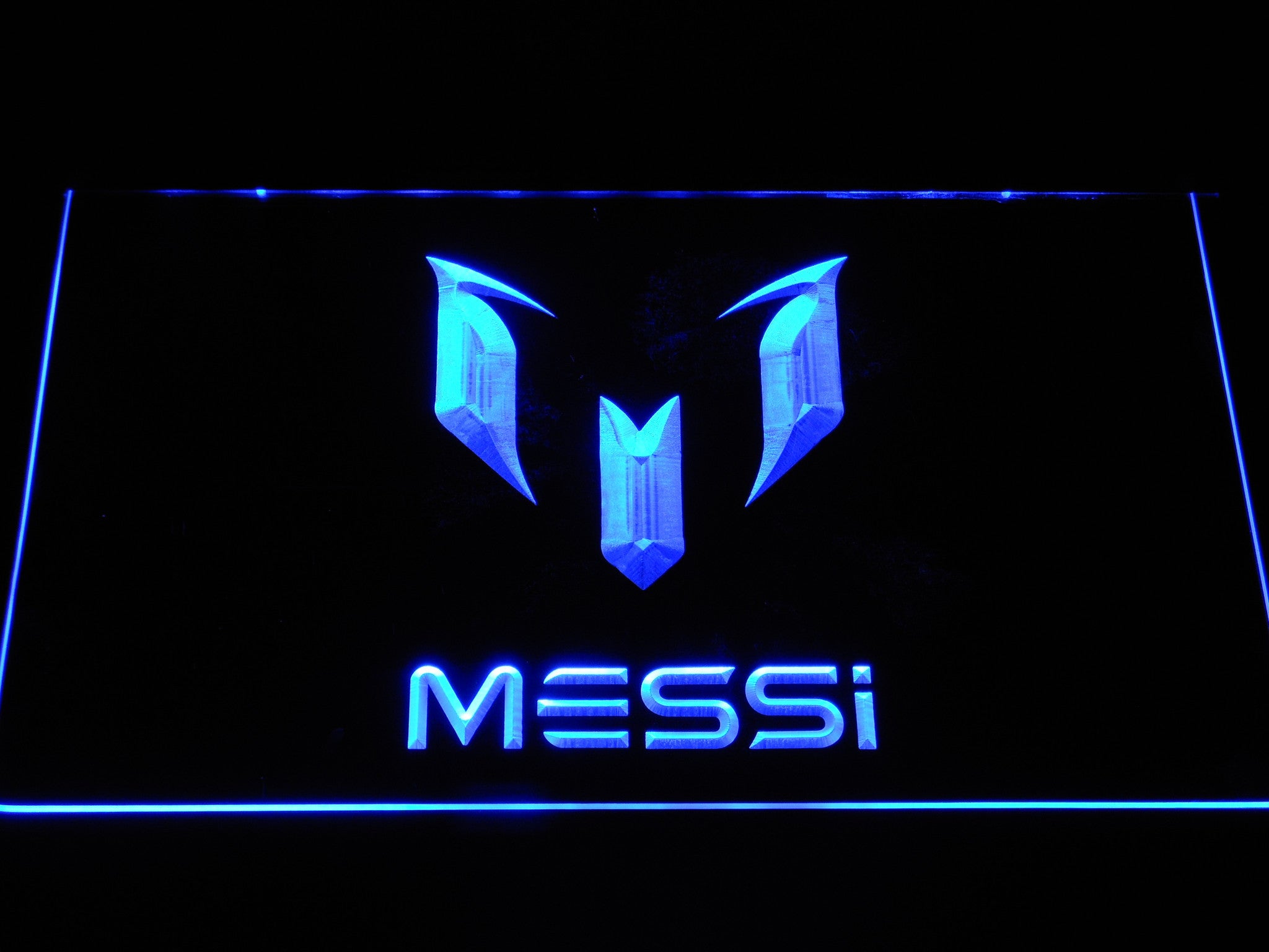 FC Barcelona Lionel Messi Logo LED Neon 