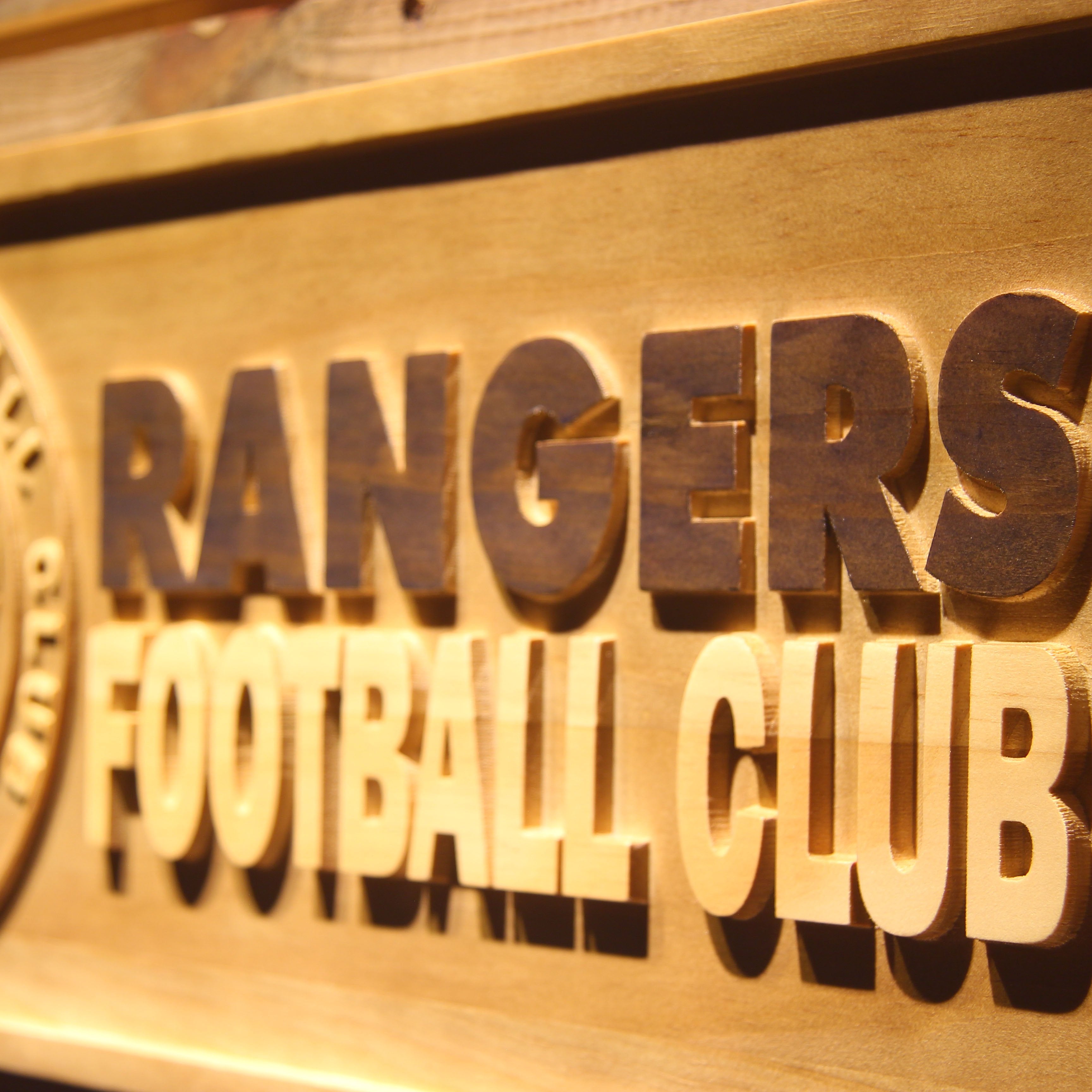 Glasgow Rangers FC Wooden Sign - Legacy Edition | SafeSpecial