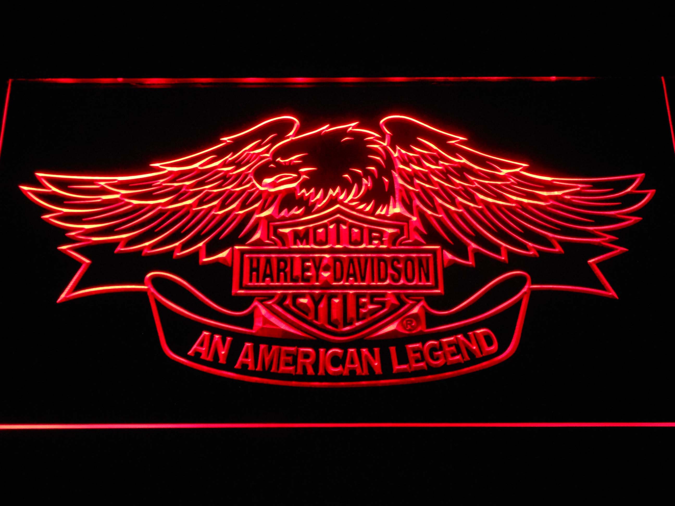 Harley Davidson American Legend LED Neon Sign | SafeSpecial