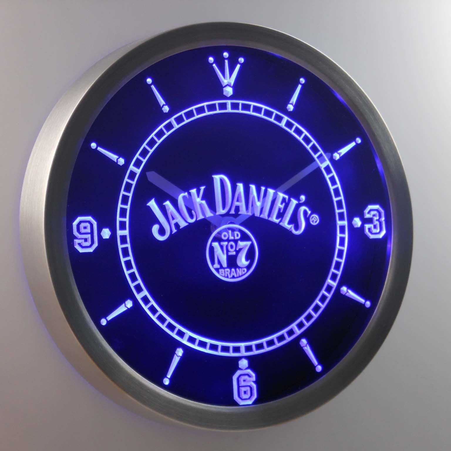 Jack Daniel's Old No. 7 LED Neon Wall Clock | SafeSpecial