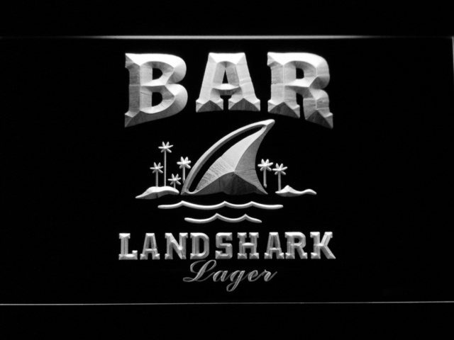 Landshark Bar Sign au néon LED