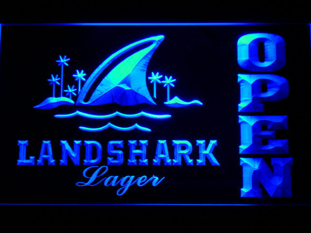 Landshark Open LED Neon Sign