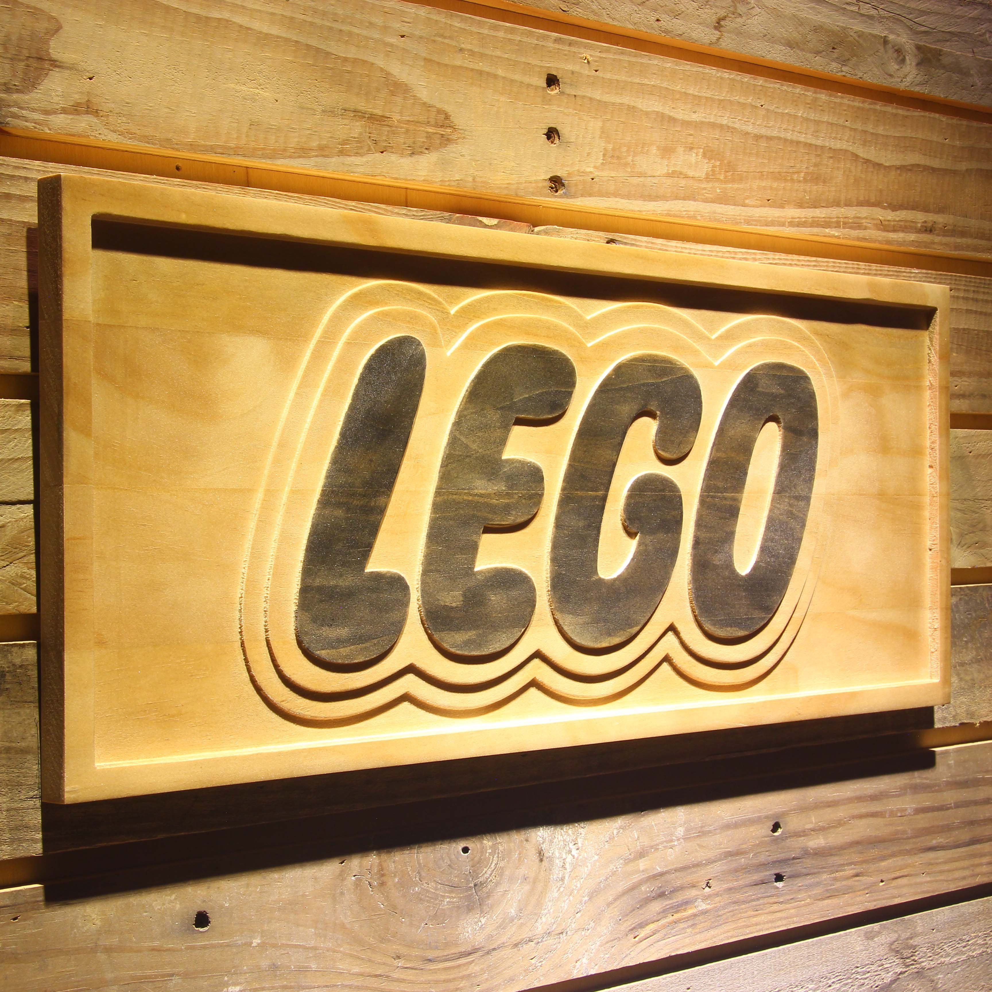 lego sign wooden safespecial