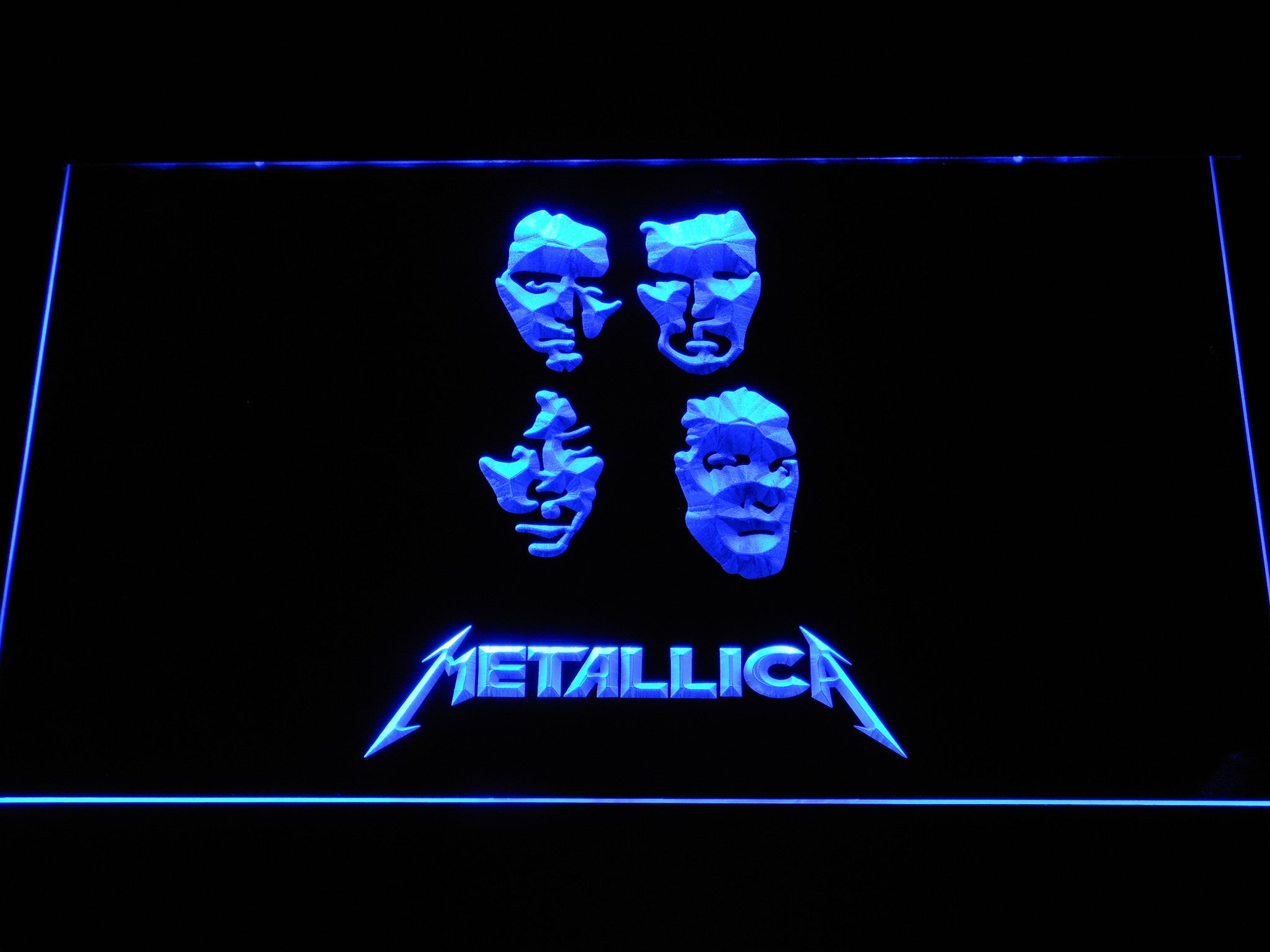 Metallica Faces LED Neon Sign | SafeSpecial