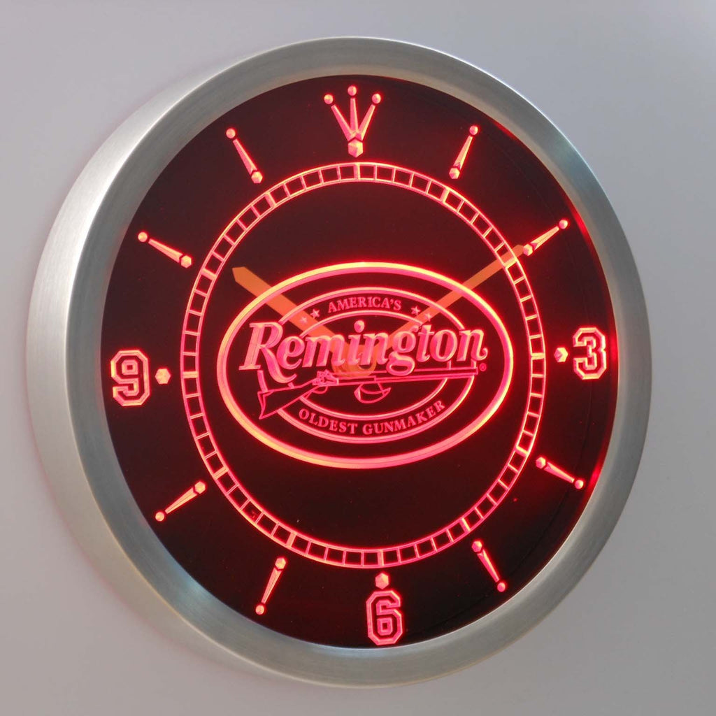 Remington LED Neon Wall Clock | SafeSpecial