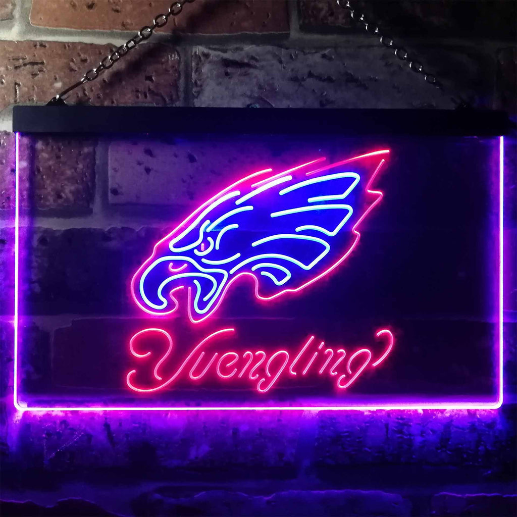 Panneau LED au néon de l'aigle de Crossing Ridge - double couleur