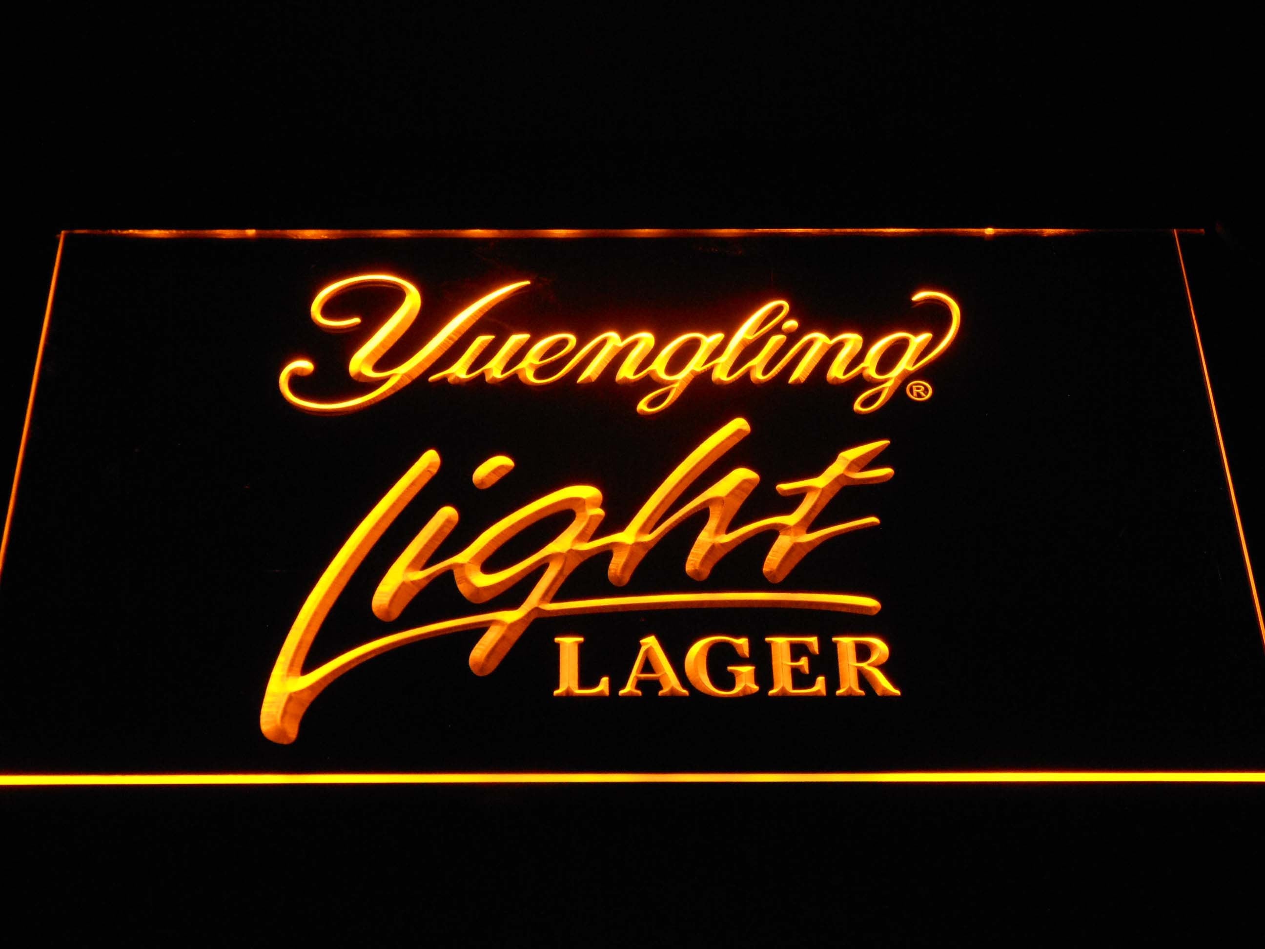 Voyant de néon lumineux Yuengling Light Lager