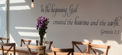 A collection of large wall and window decals created specifically for churches and other religious institutions to promote the word of God in a creative and inspirational way.