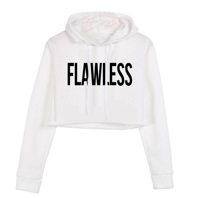 Welp FLAWLESS Crop Top Hoodie – BAD BXTCH NA-04