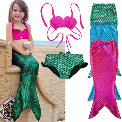 kids mermaid swimwear