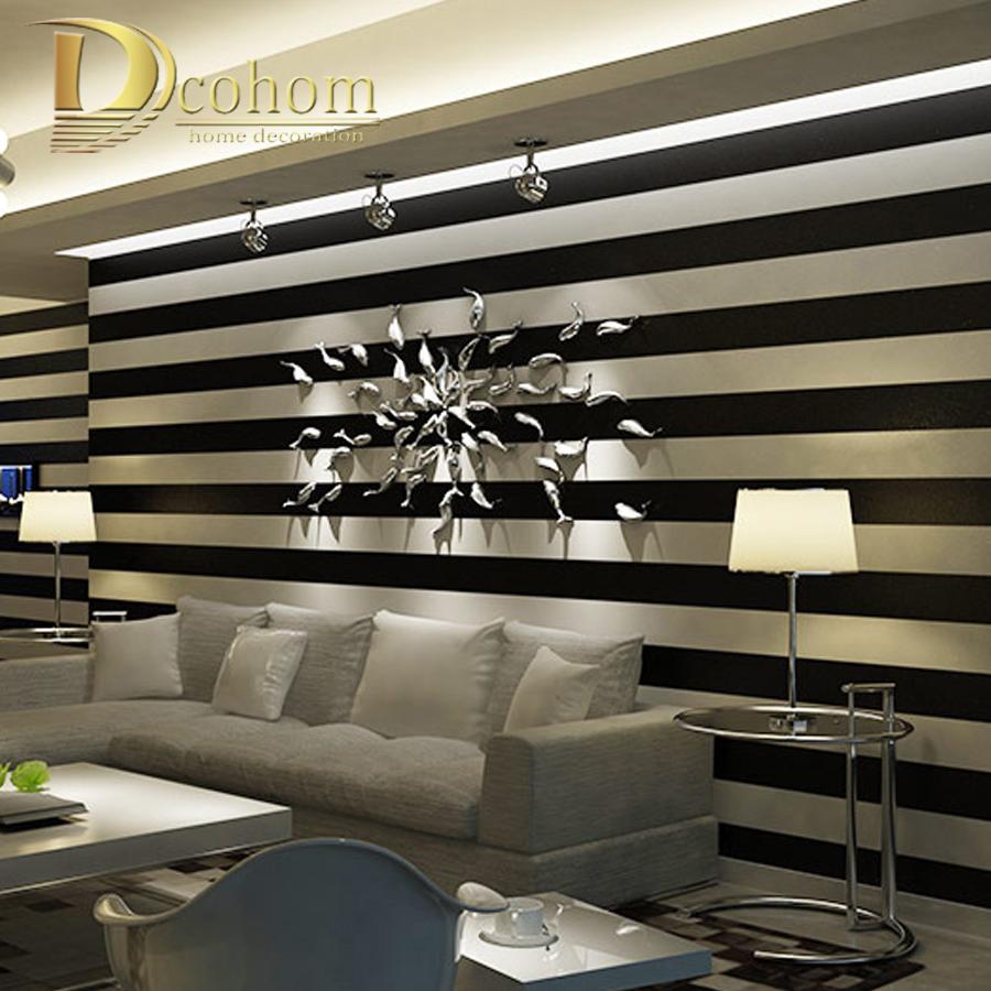 Buy Pink Black White Deep Embossed Vertical Stripes Wallpaper For Walls 3 D Minimalist Designs Flocked Stripe Wall Paper Modern 3553 Icon2