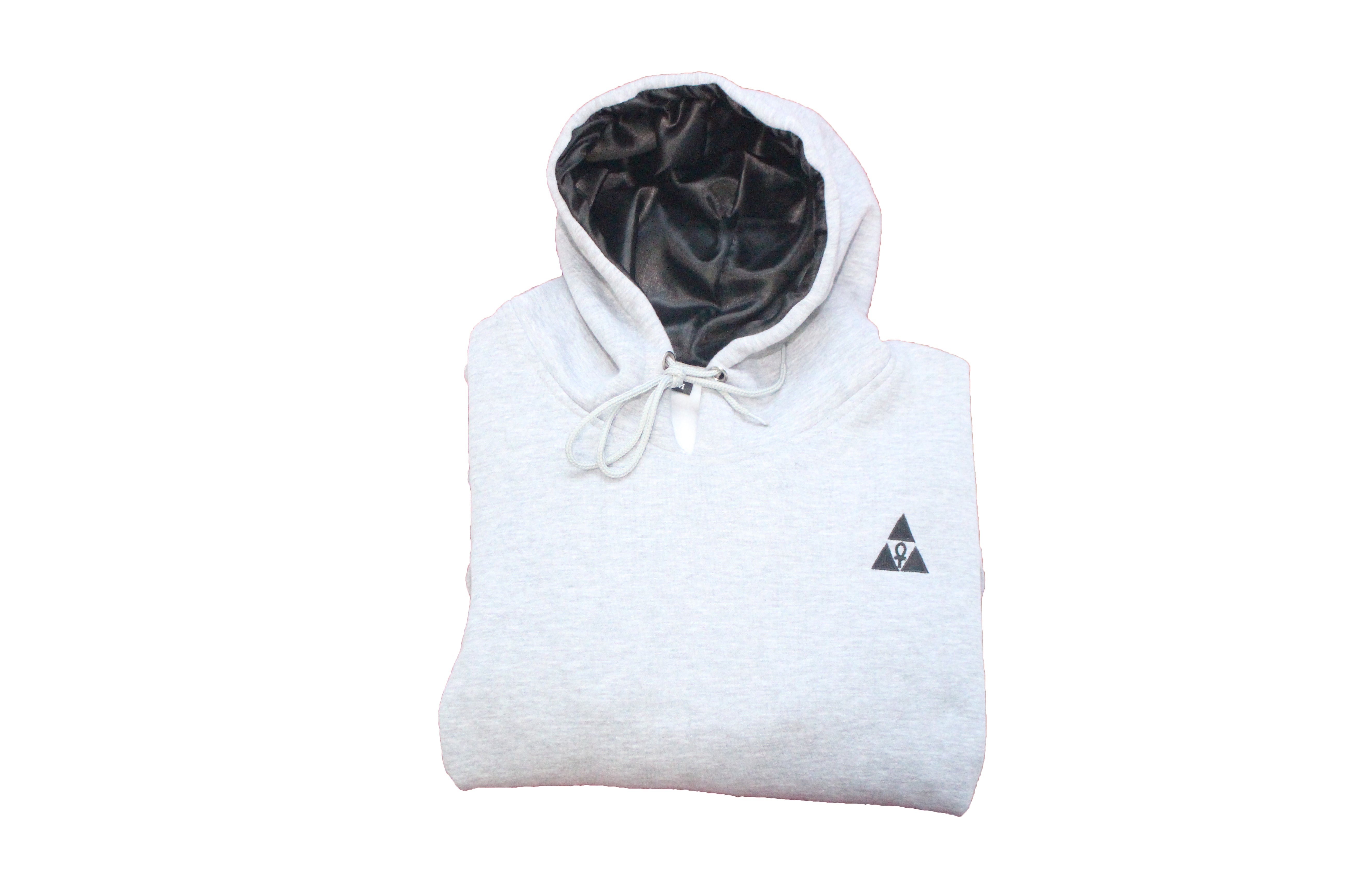 hoodie with satin lined hood