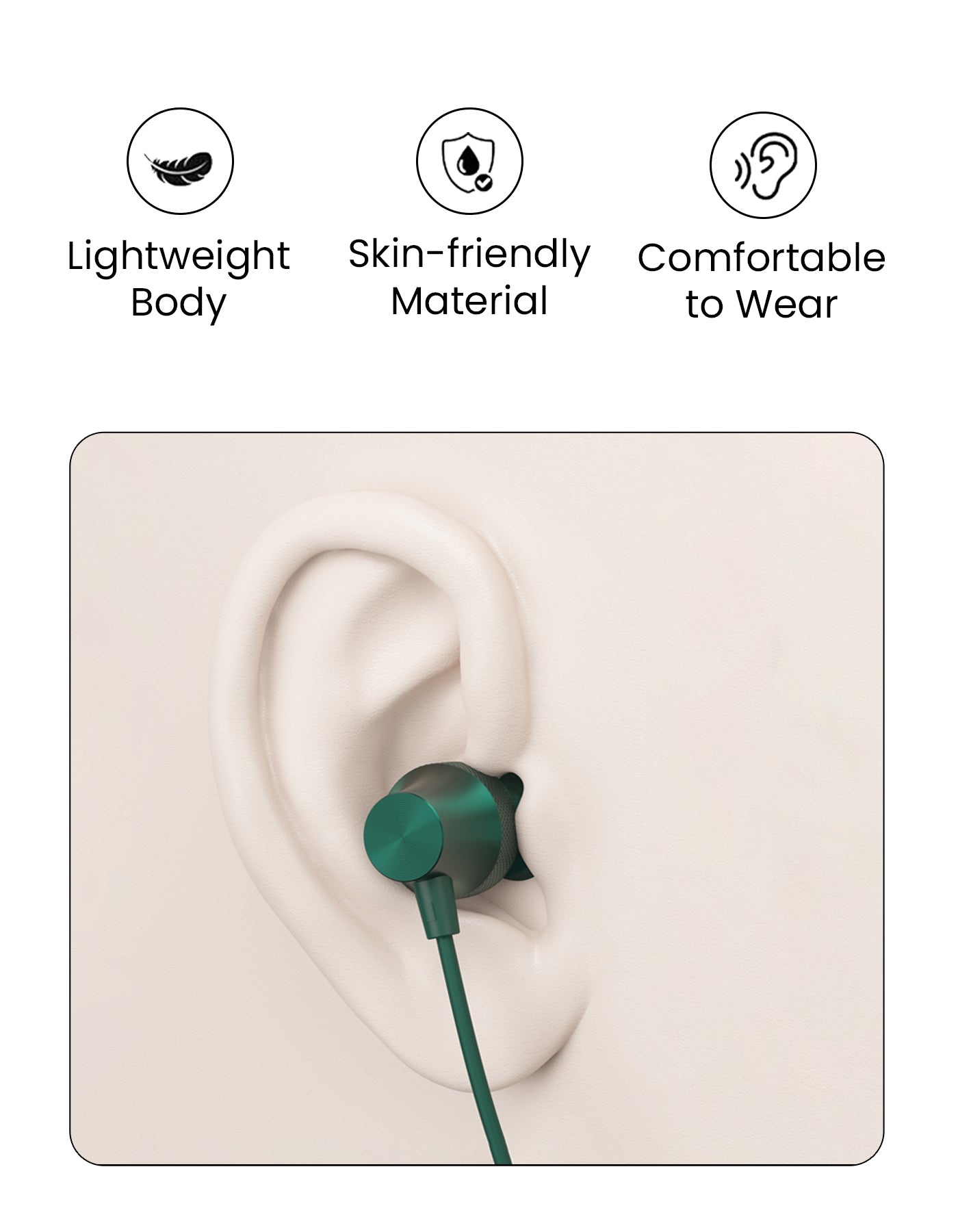 light weight Portronics conch beat A type A wired earphone under 500