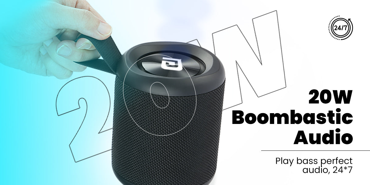 Portronics Sound Drum P 20W Wireless Bluetooth/Portable Speaker