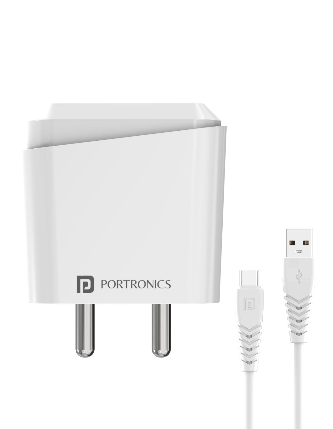 Portronics Adapto 40 M fast charger adapter for iOS and Android and 18W mobile charger 