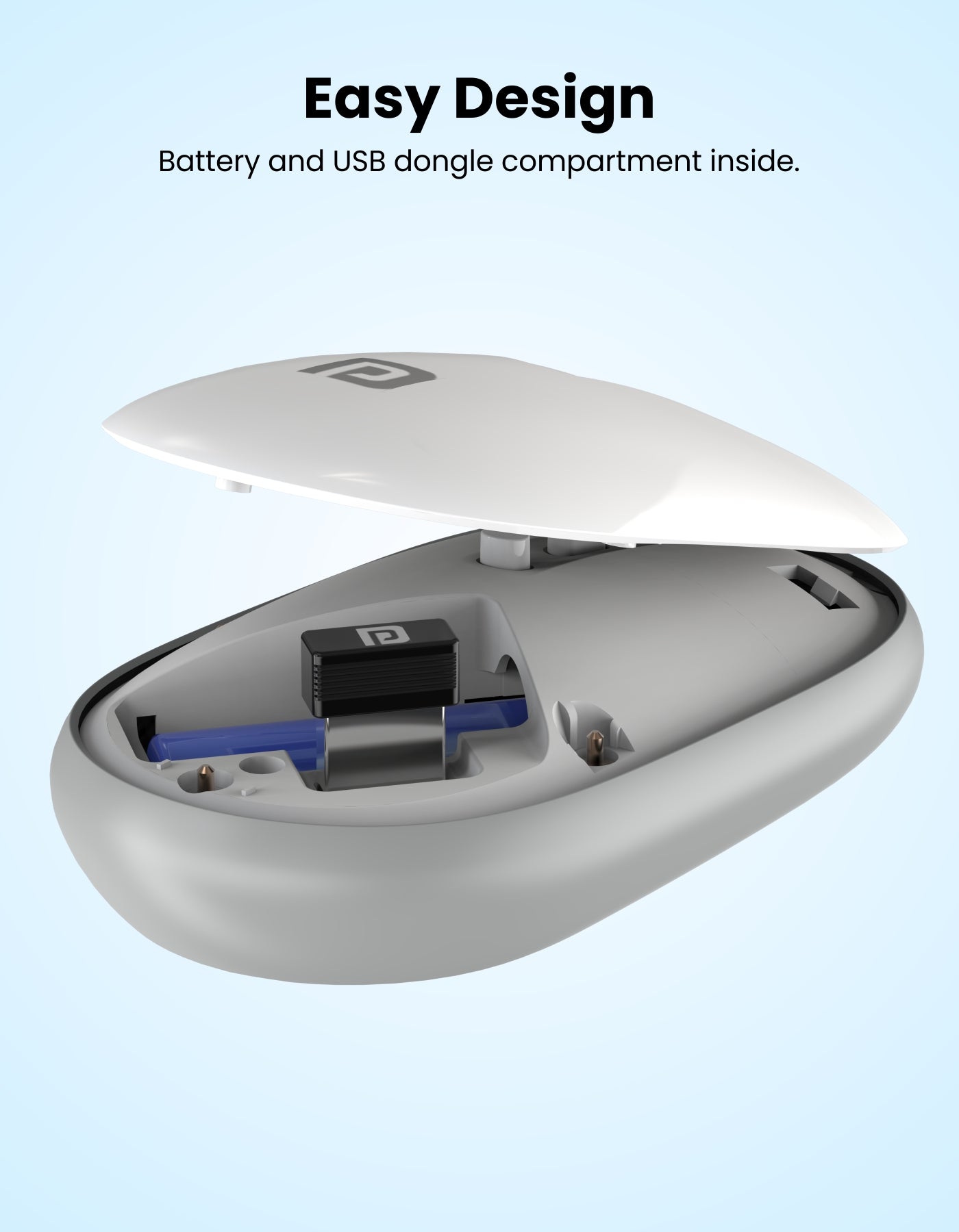 Portronics Toad II Wireless Mouse for Laptop & PC with Type C port Mouse  2.4 GHz and bluetooth 5.1