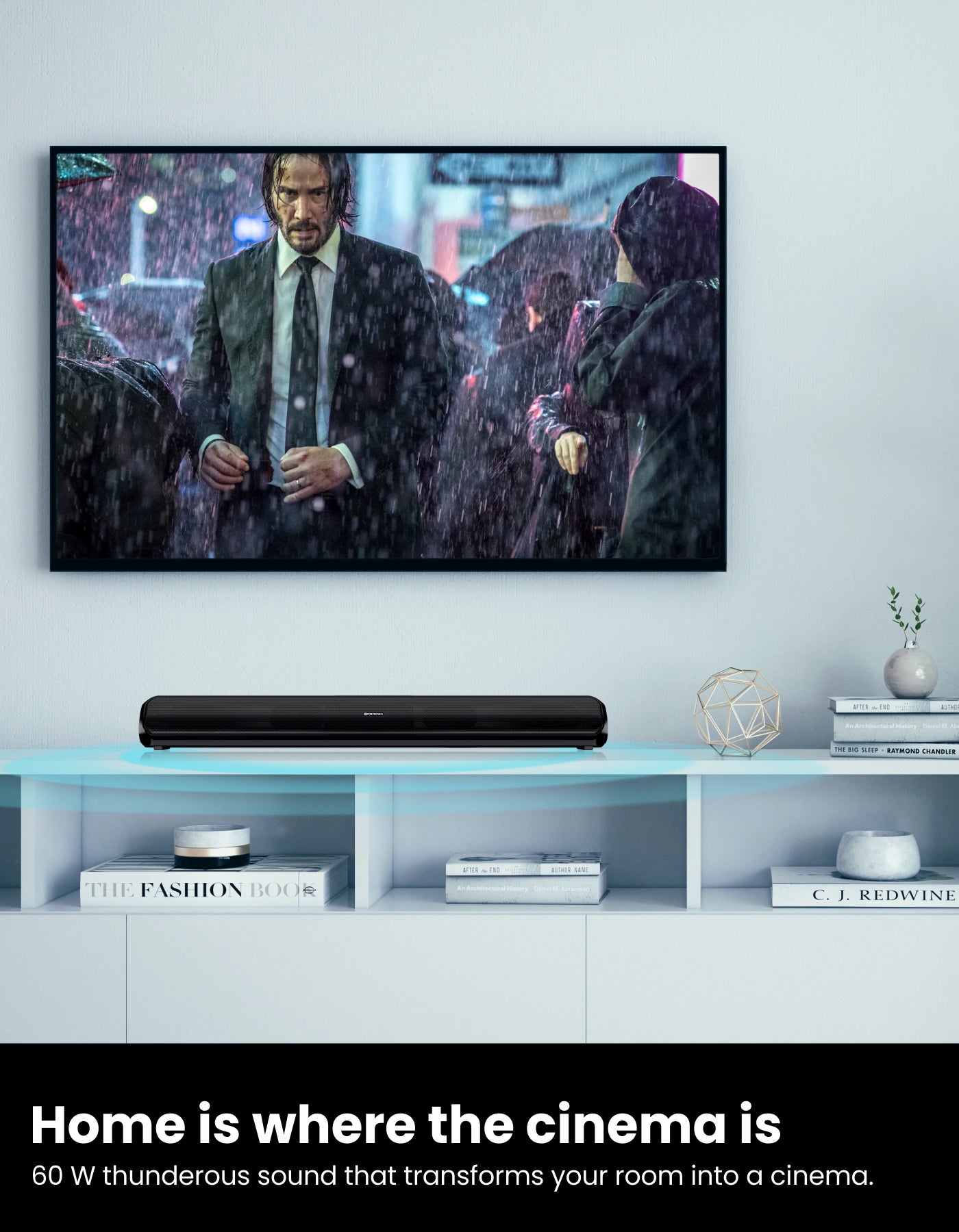 Portronics Sound Slick VI wireless bluetooth speaker Sound bar with all The Right Modes