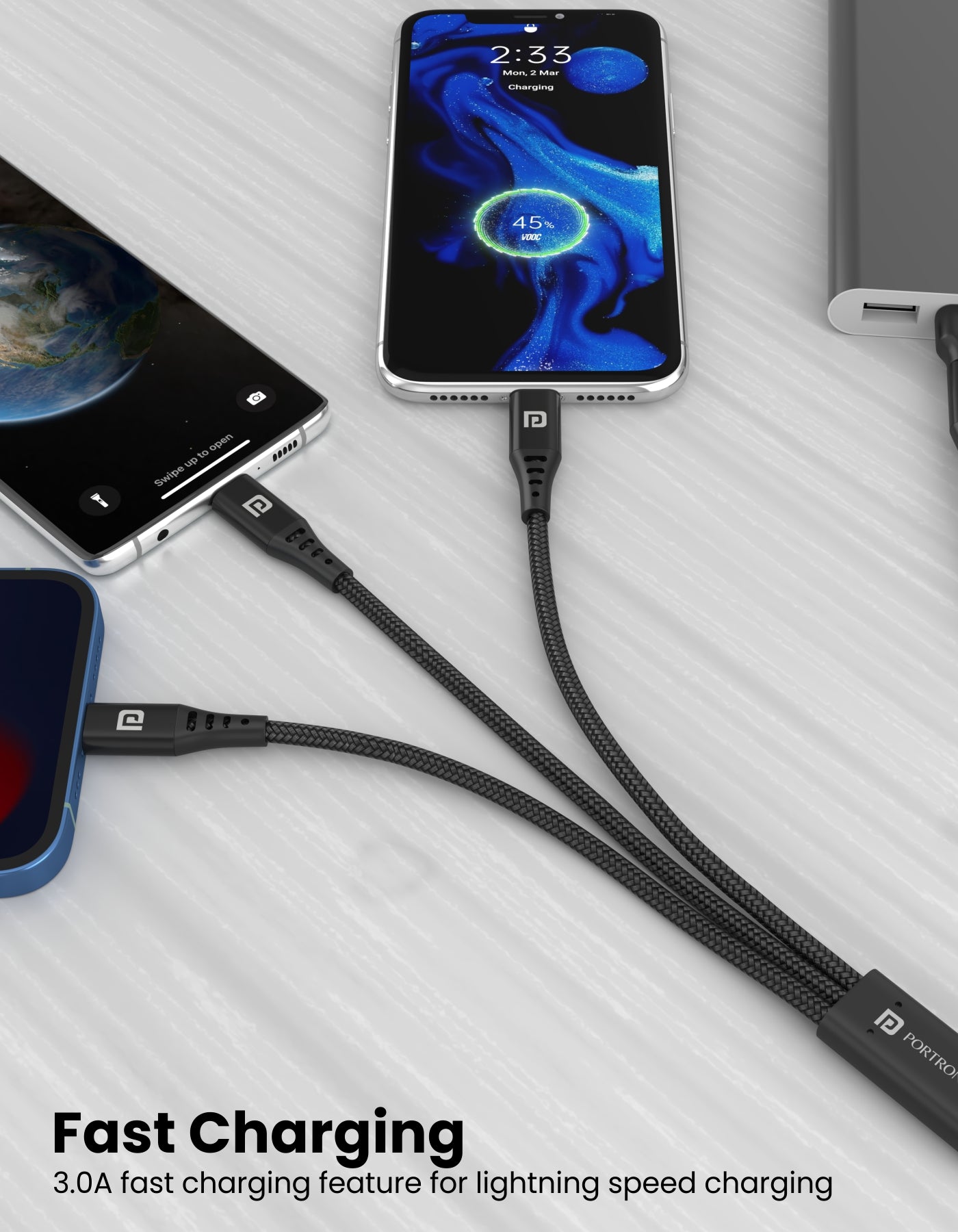 Portronics Konnect Core Plus Micro USB Cable