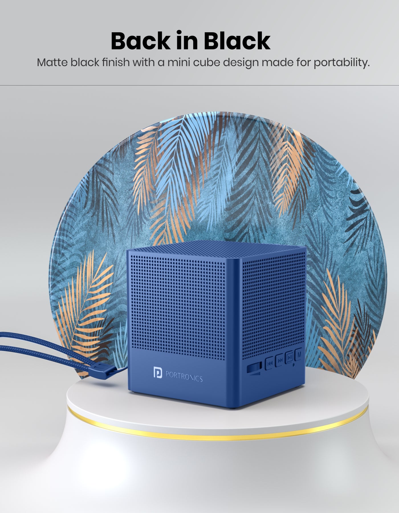 Portronics Bounce 2 Portable wireless bluetooth speakers with FM and USB charging