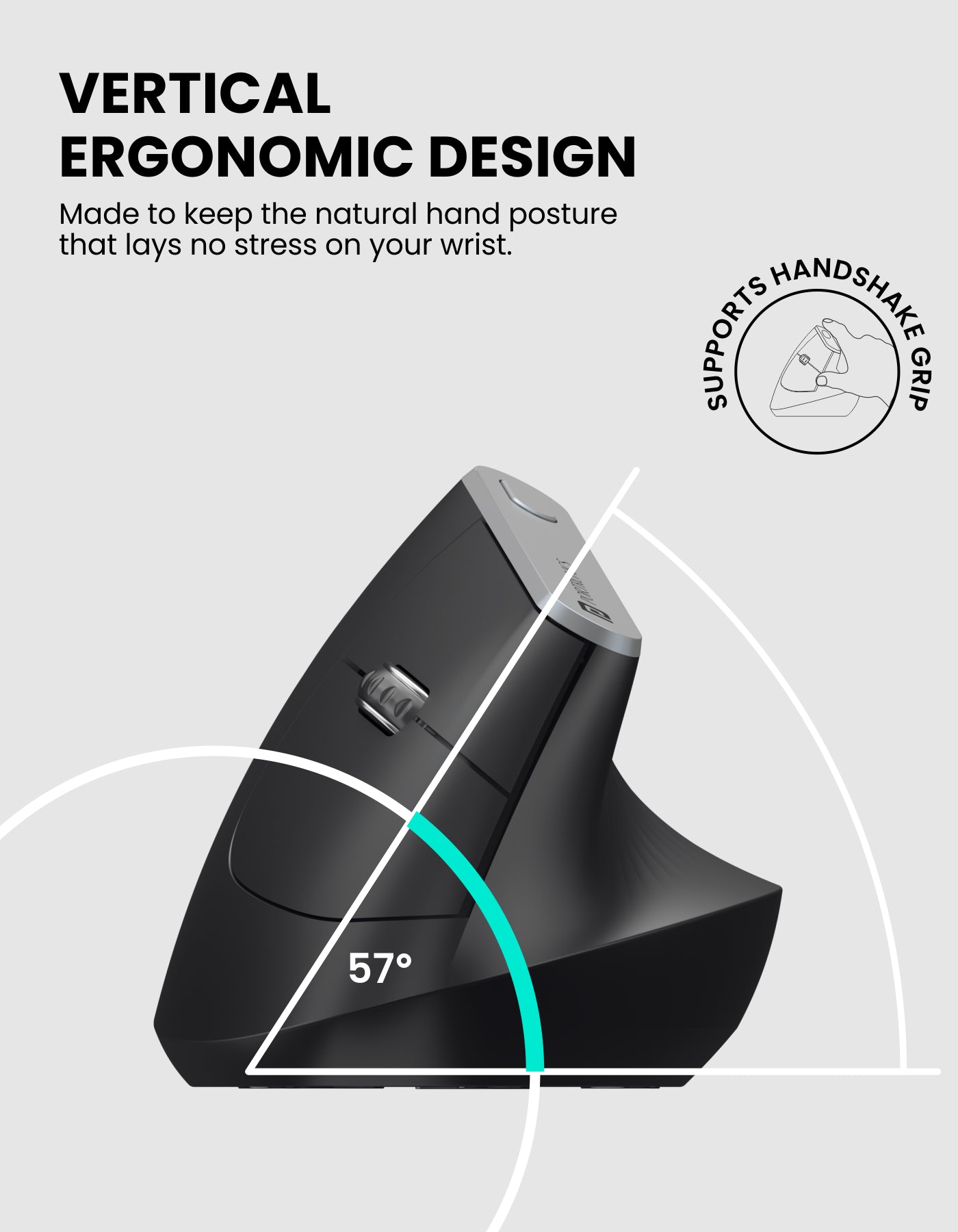 Portronics Toad Ergo Wireless bluetooth mouse with fast connectivity