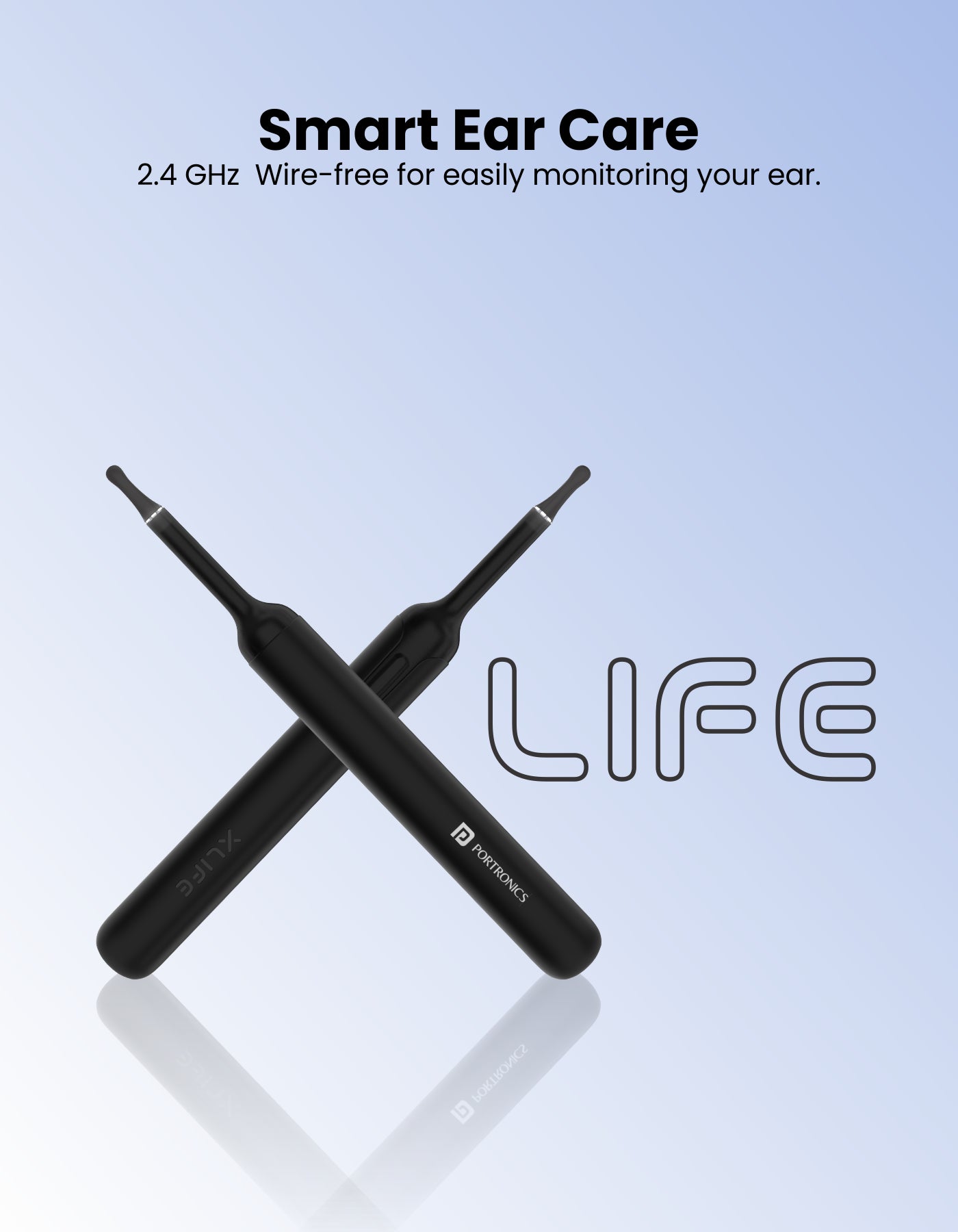 Buy Portronics XLIFE Wireless 2.4 GHz Ear Cleaner with 1080p FHD View