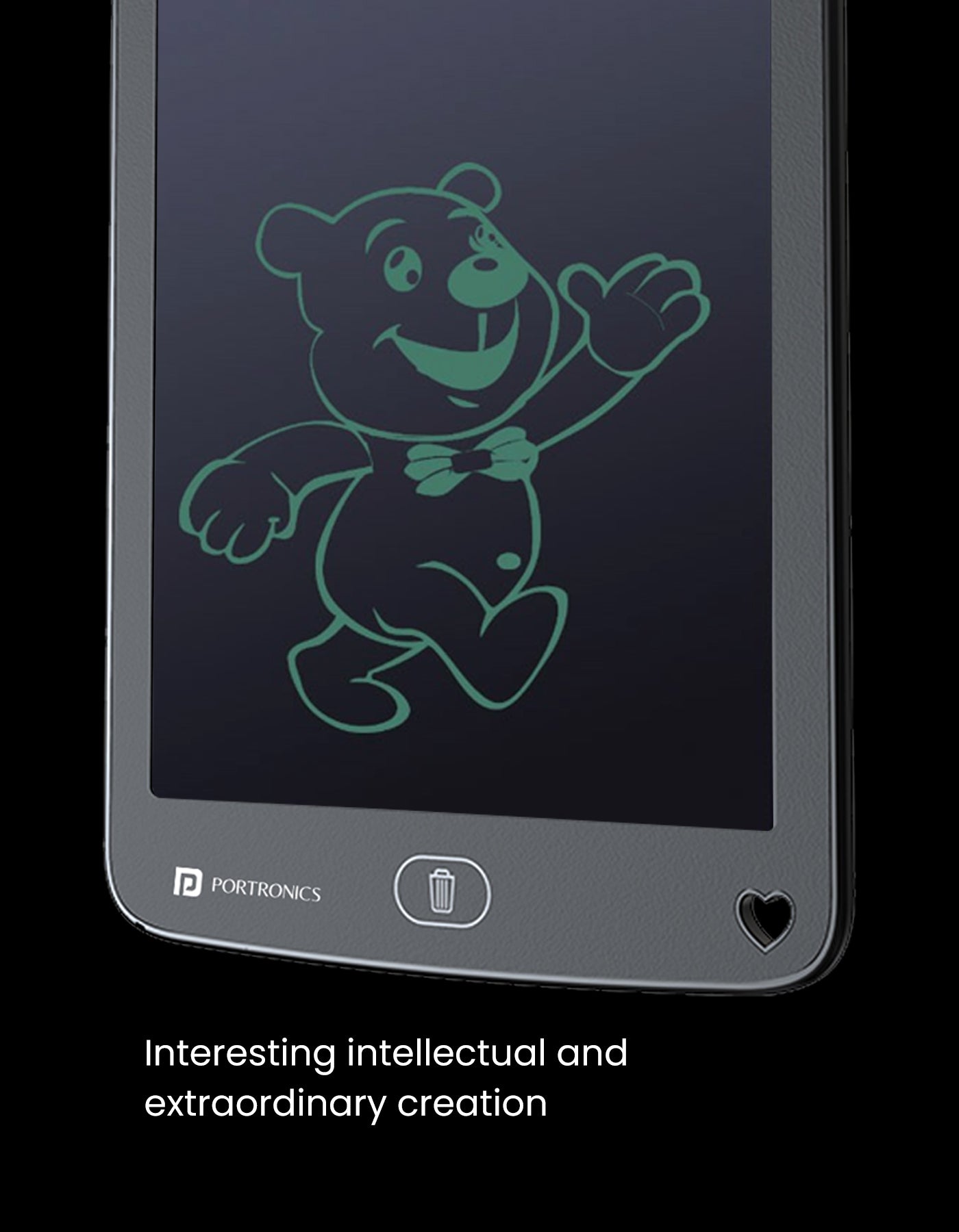 Portronics Ruffpad 12E Digital Re-Writable LCD Writing Tablet/Pad