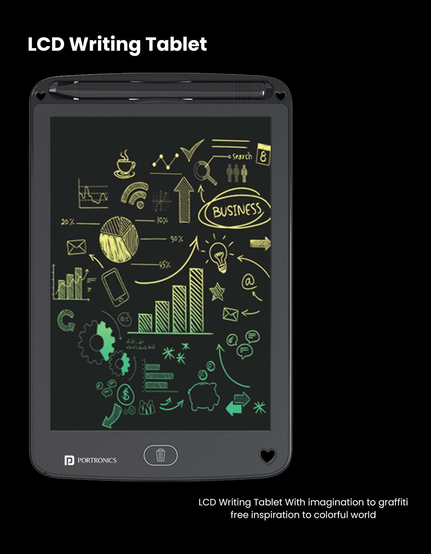 Ruffpad 12M: Digital Re-Writable LCD writing tablet