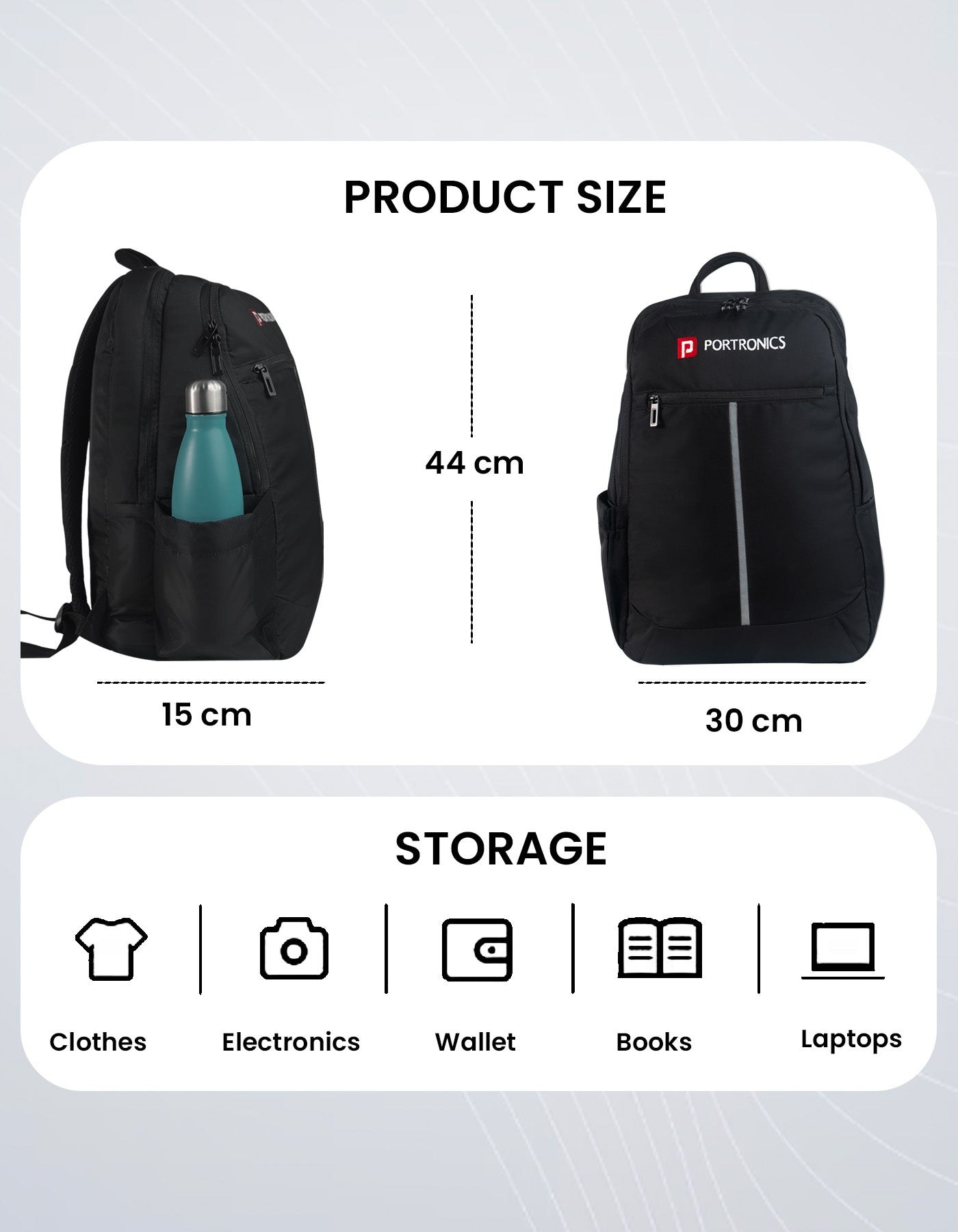 Portronics Byte Laptop Bag & Sleeve fit for all Laptops