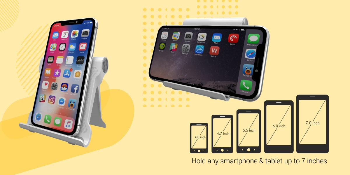 Portronics Modesk 200: Adjustable Mobile Phone Stand Holder comfortable for all smartphone 