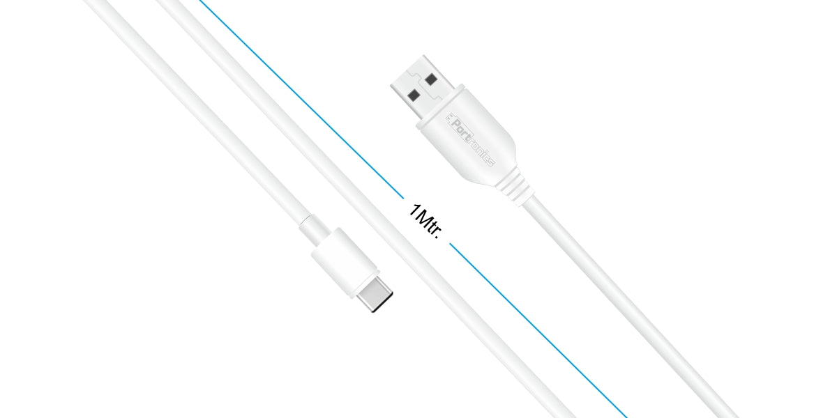 Buy Portronics Combo of 2 Konnect Core Type C And Micro USB cable