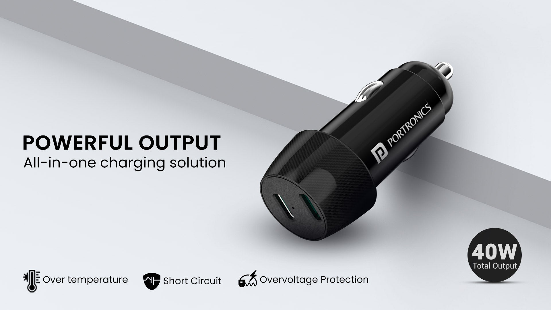 Powerful output car charger