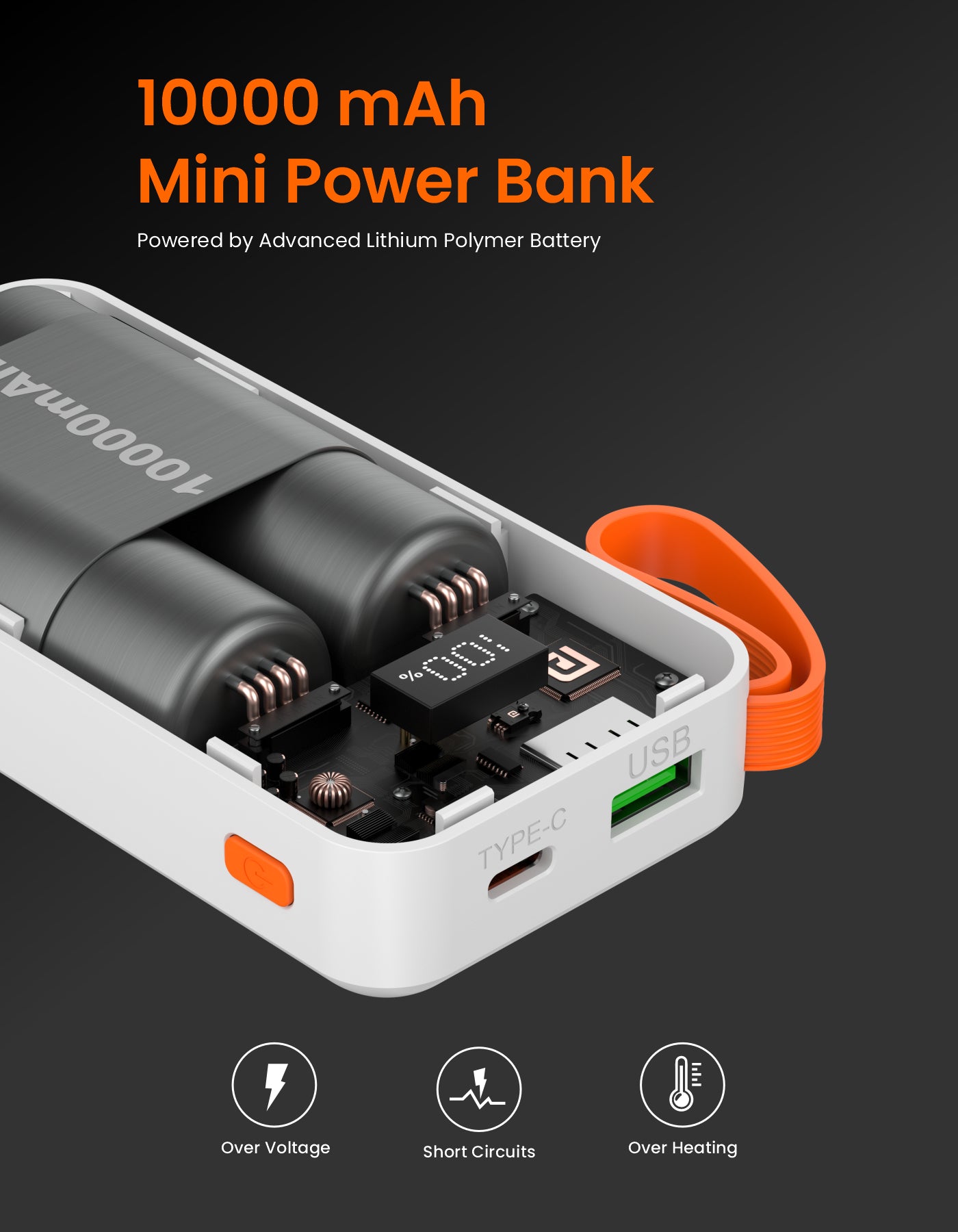 Portronics Amppbox 10k 10000mah Mini Power bank