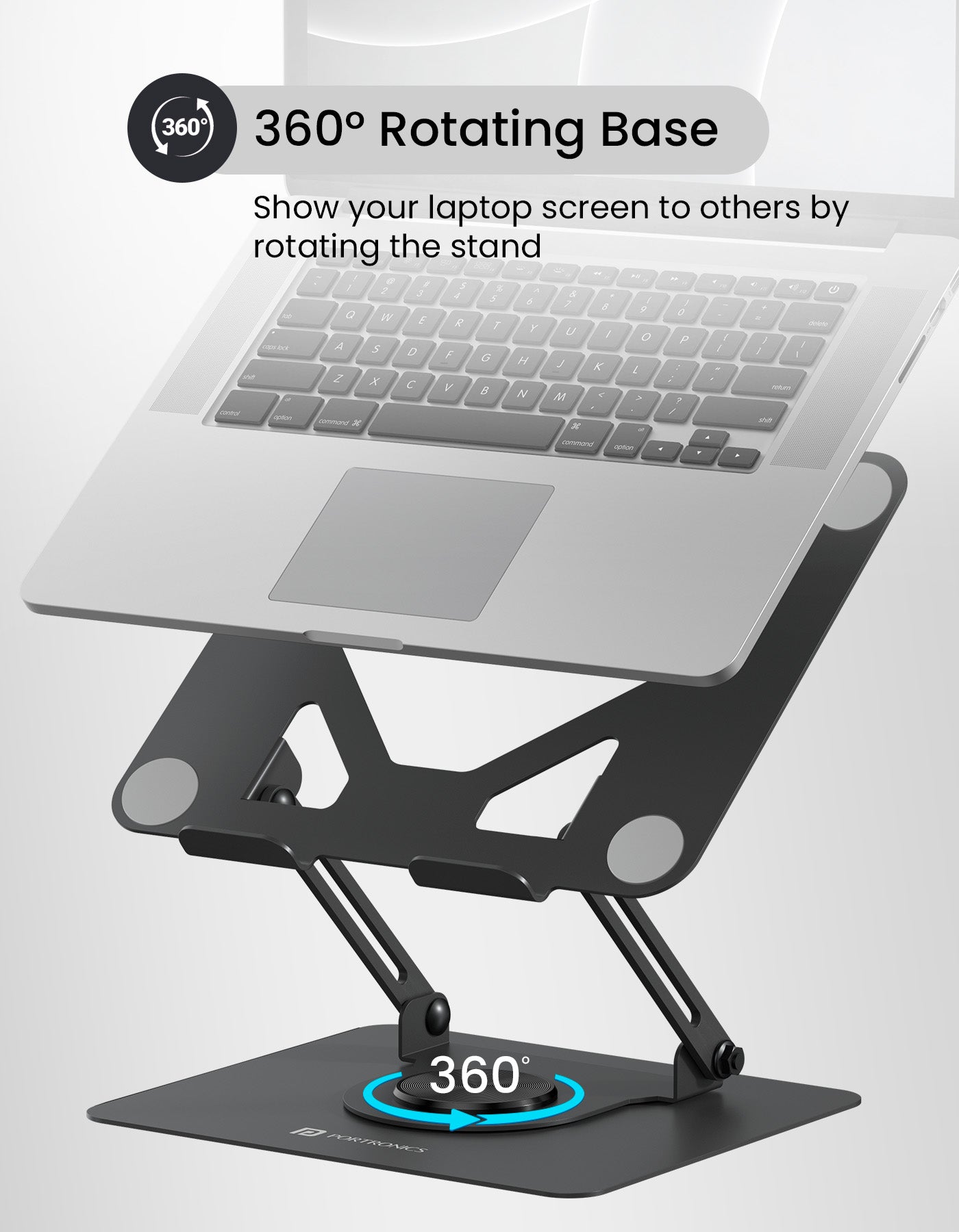 foldable laptop stand for better posture