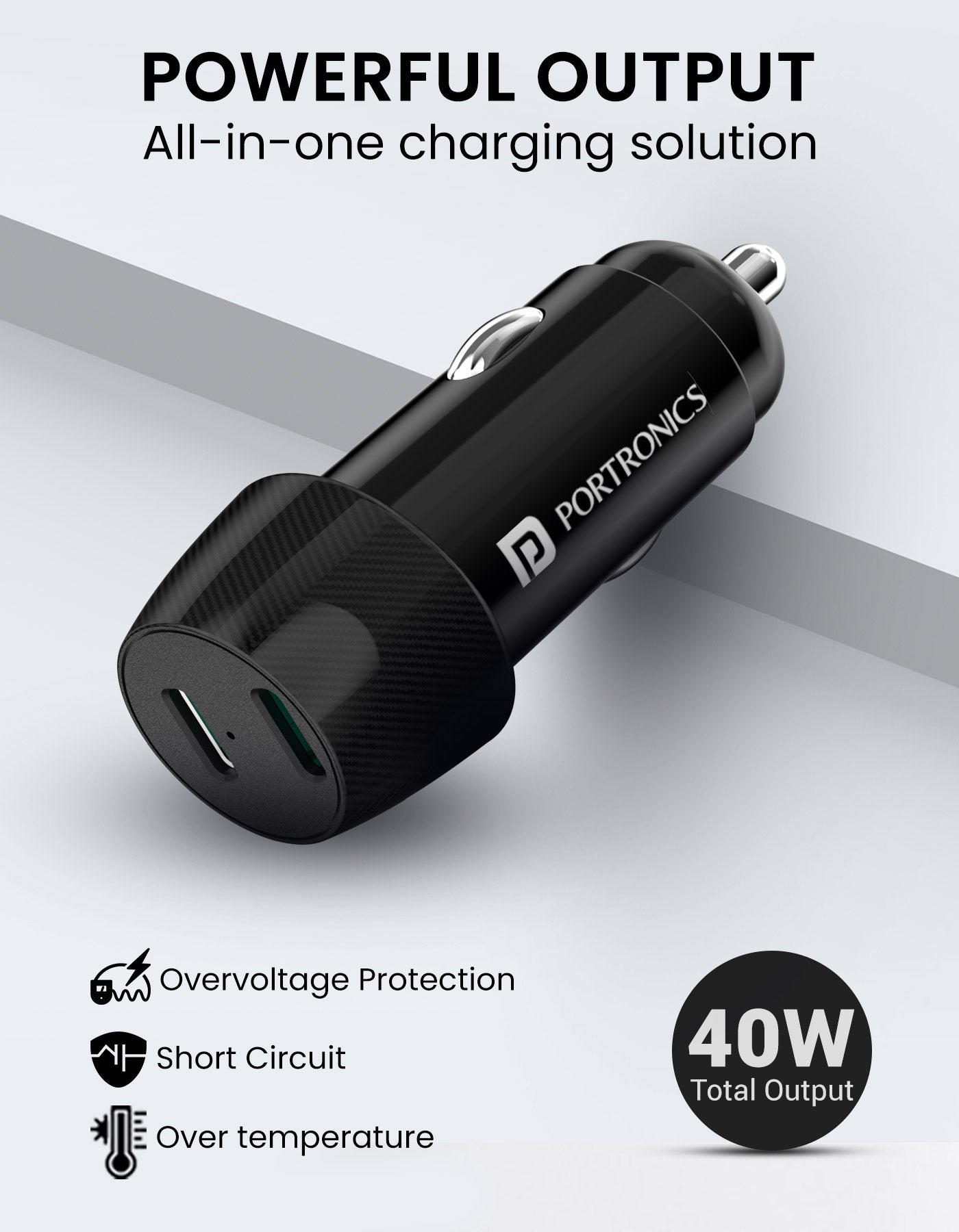 Powerful output car charger