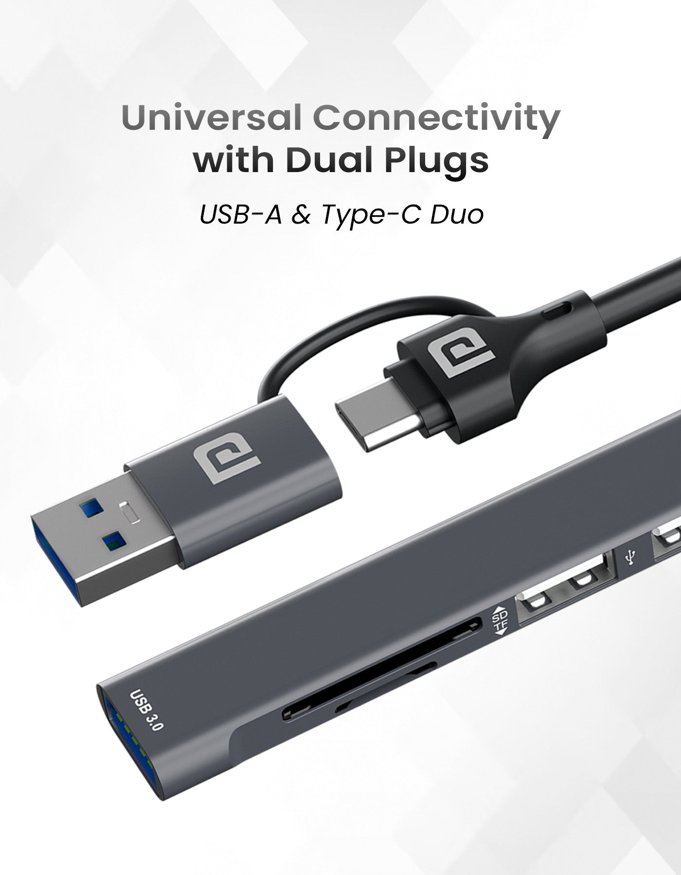 Portronics Mport 31C  4 Ports Type-C Multi USB Hub