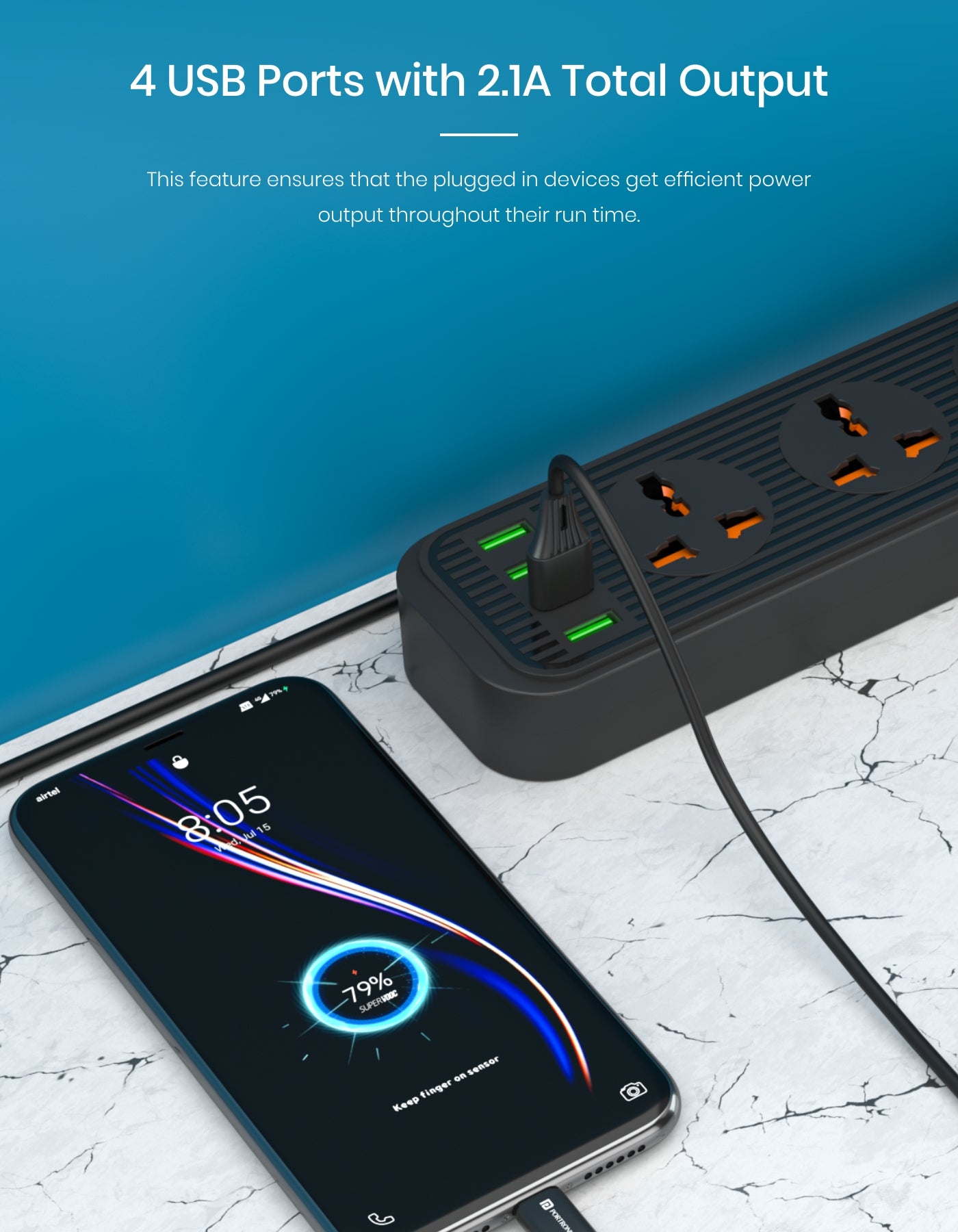 Power Plate 6 - Power bank Board With  4 USB Ports