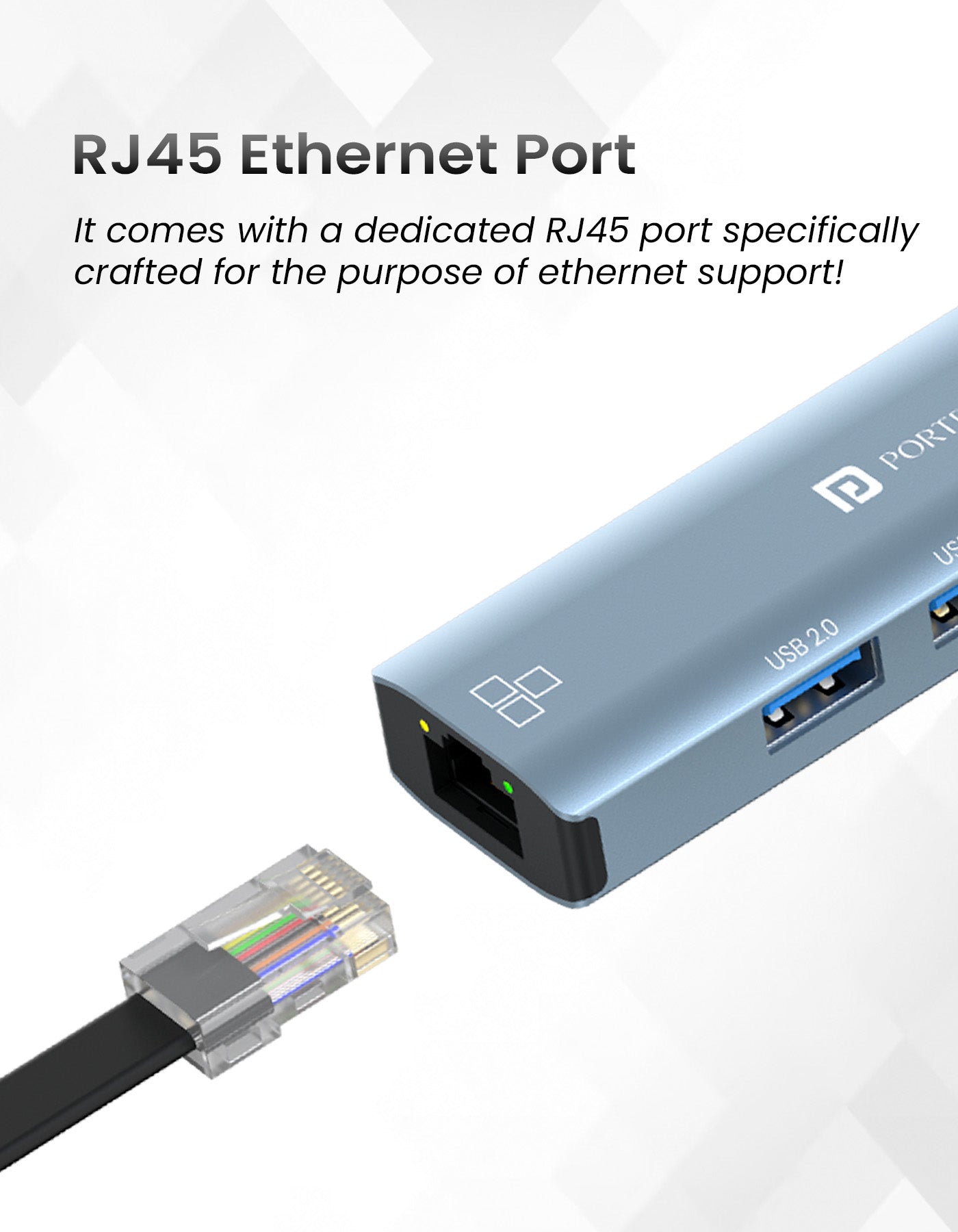 Portronics Mport 51 5-in-1 Type-C multiport hub For PD Quick Charge