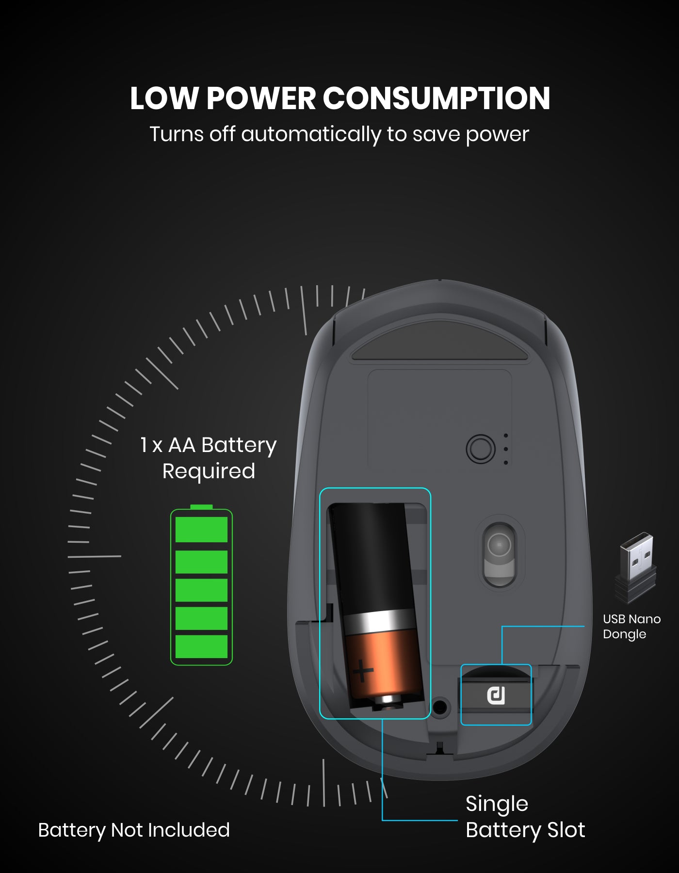 Portronics Toad 23 wireless mouse under 500