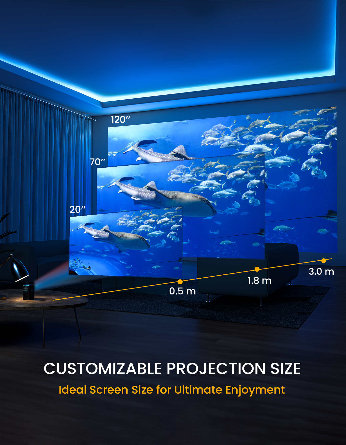 Portronics Pico 12 Smart Portable LED Projector with up to 4K support  launched