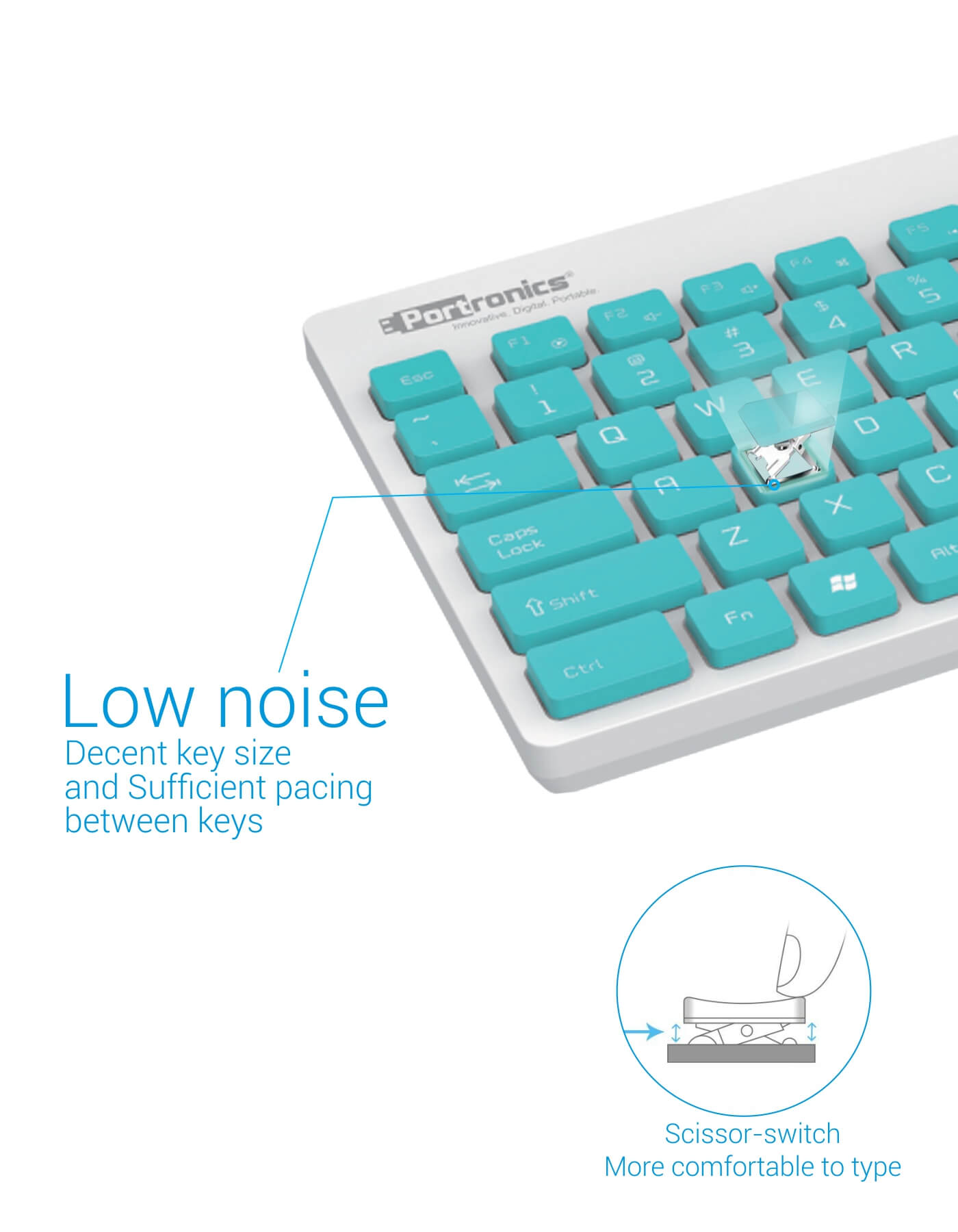 Portronics Key2 Combo Multimedia Wireless Keyboard and Mouse Combo