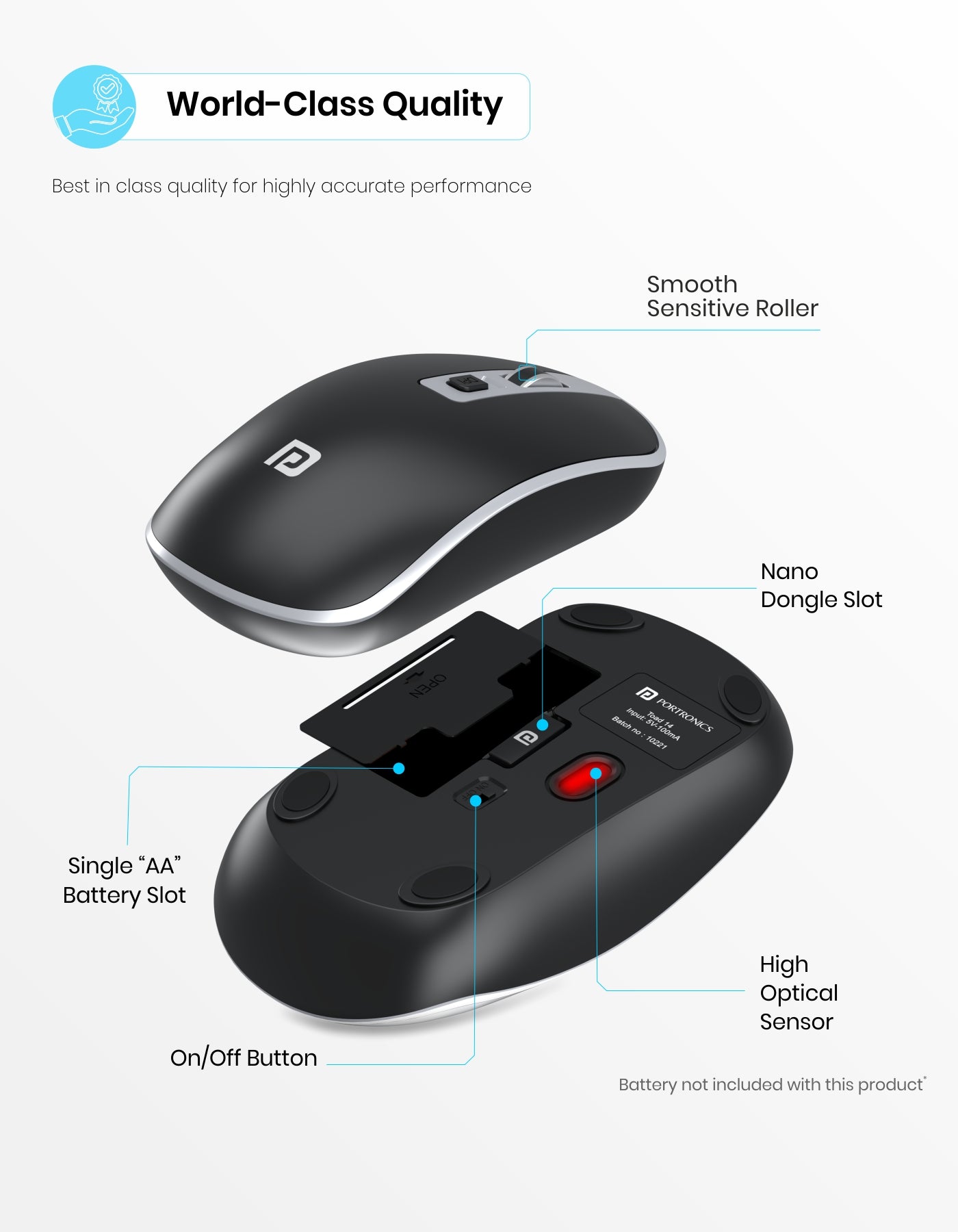 Portronics Toad 14 Wireless Mouse