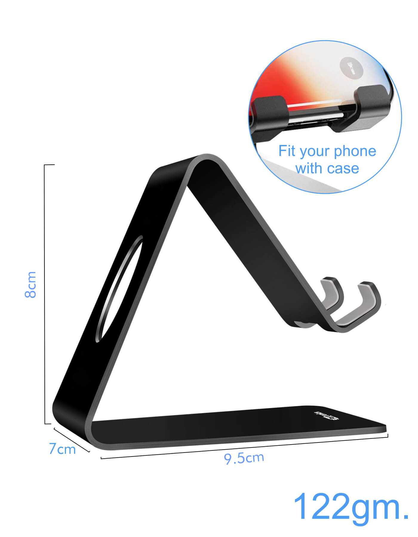 Portronics Modesk Phone | Mobile Stand/Holder with best height and width